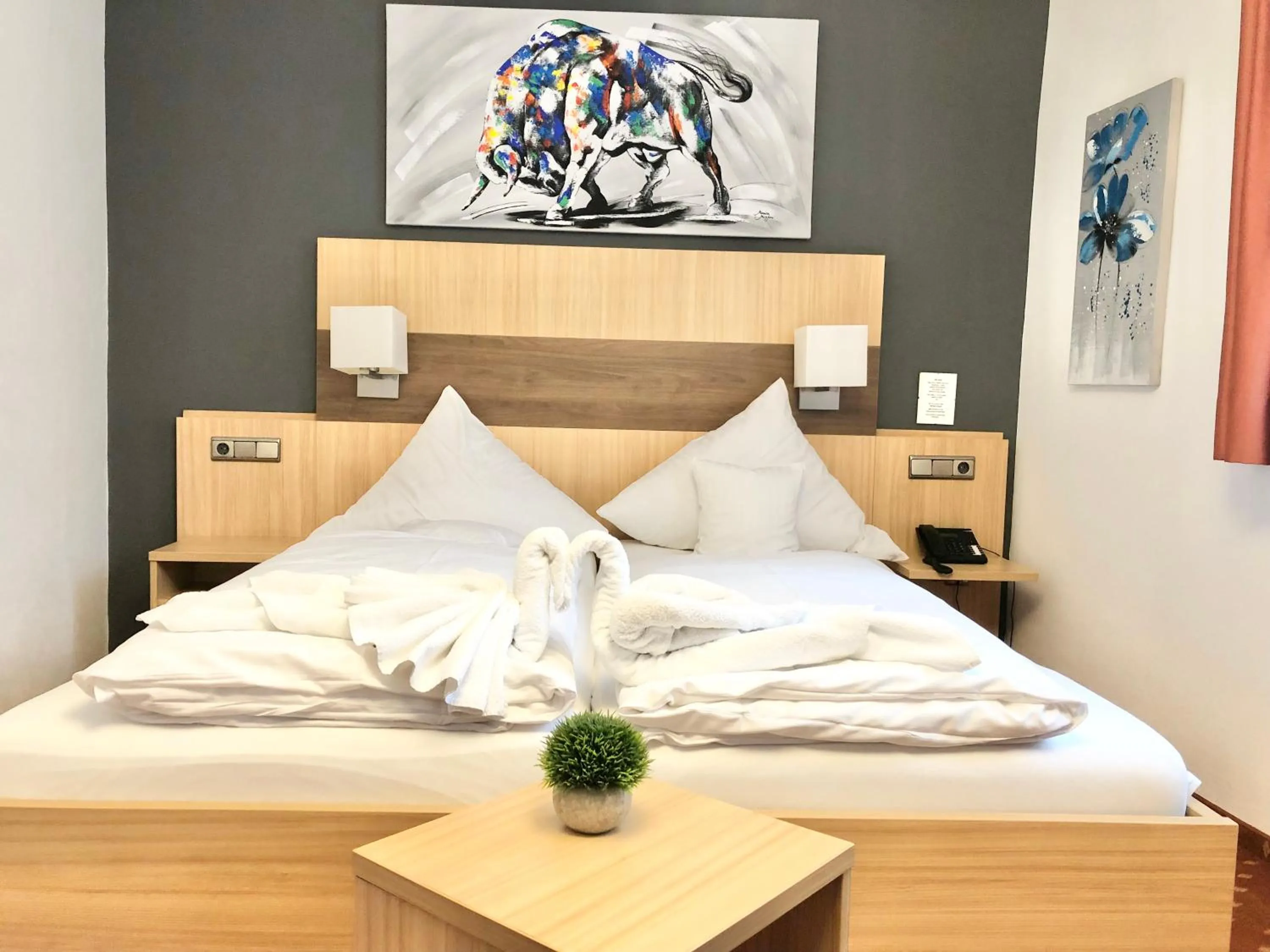 Bed in Hotel Garni "Brauerei Keller"