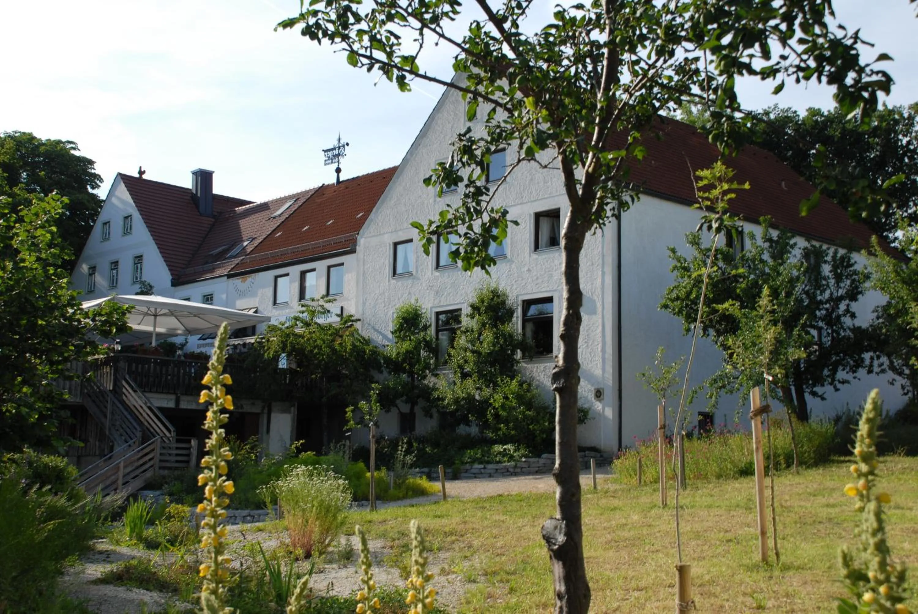 Balcony/Terrace in Hörger Biohotel und Tafernwirtschaft