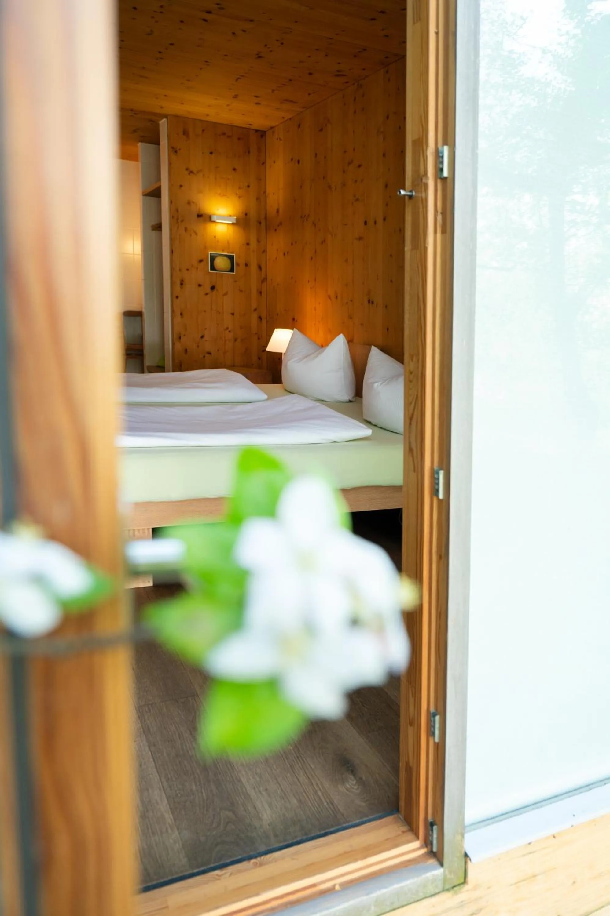 Bed in Hörger Biohotel und Tafernwirtschaft