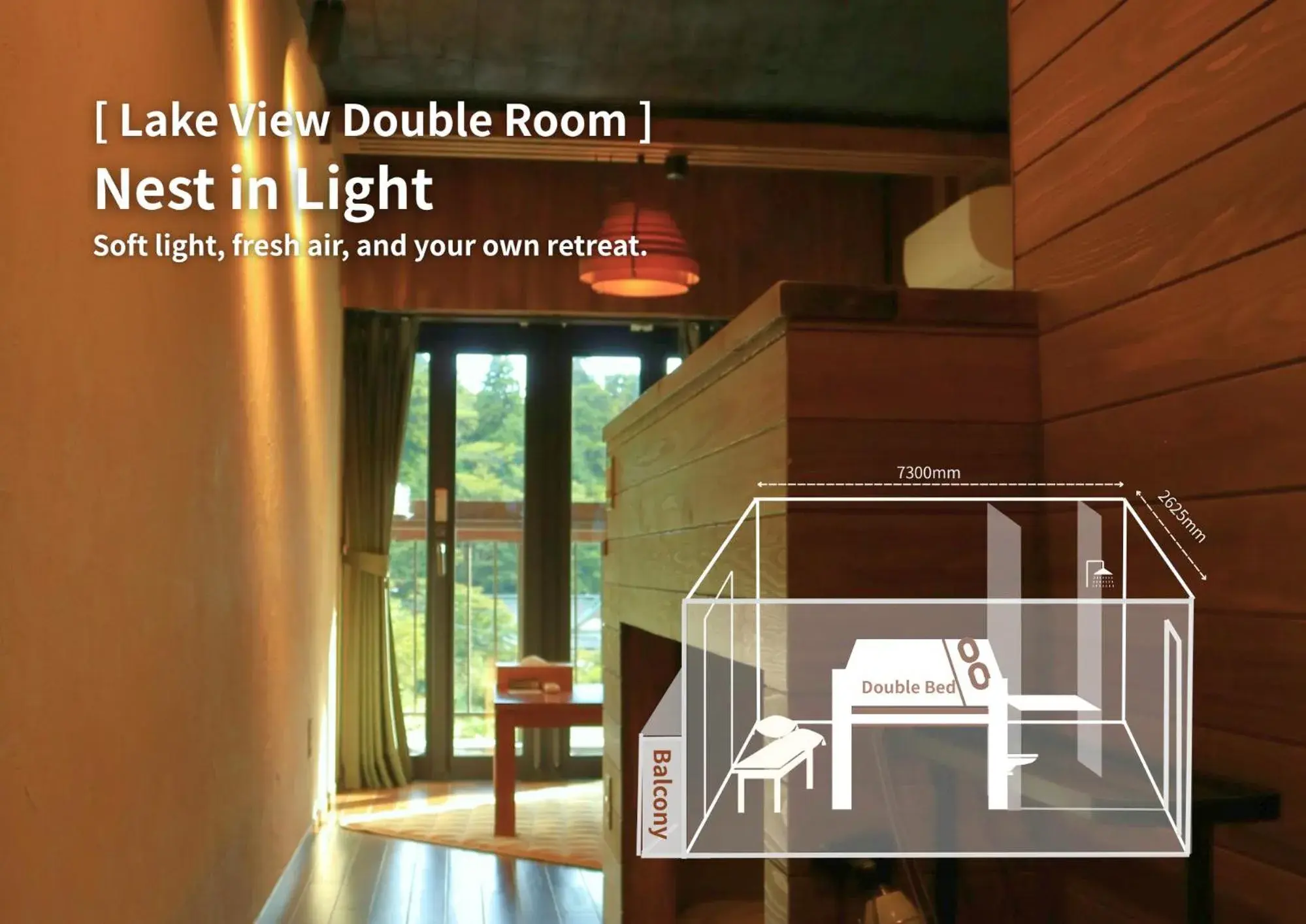 Lake View Double Room with Private Bathroom in RoheN ASHINOKO Lake View Double Room with Private Bathroom in RoheN ASHINOKO