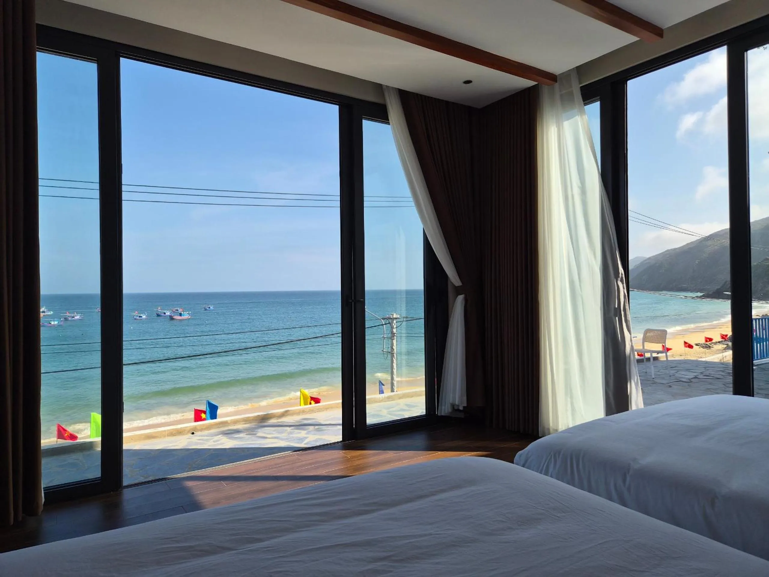 Bed in Chai Village Hotel