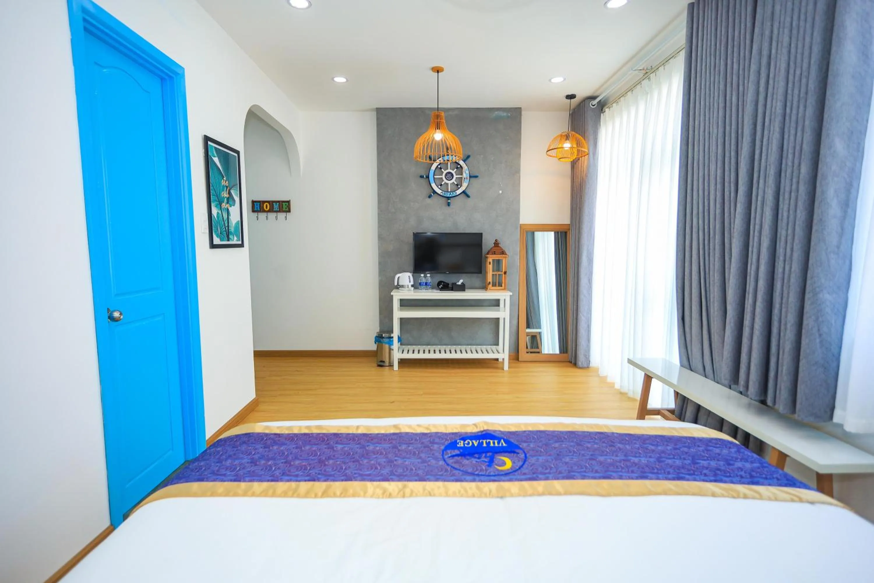 Bed in Chai Village Hotel