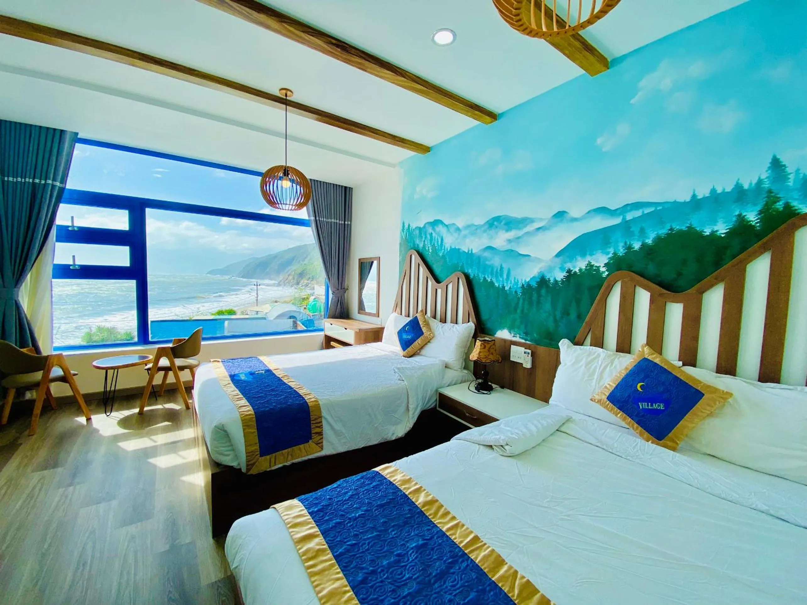 Bed in Chai Village Hotel