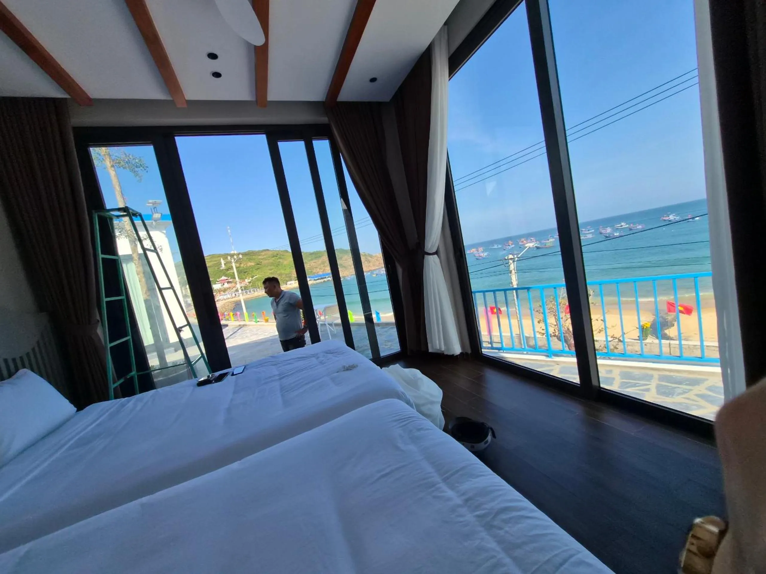 Bed in Chai Village Hotel