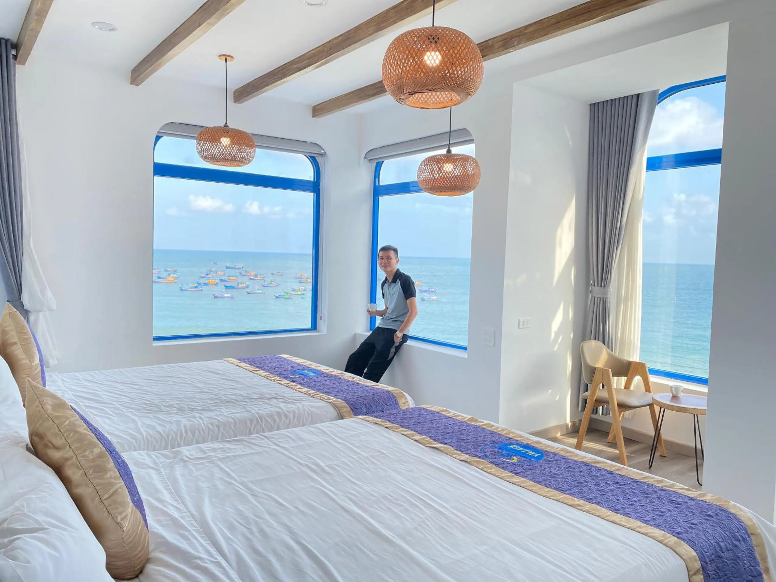 Bed in Chai Village Hotel