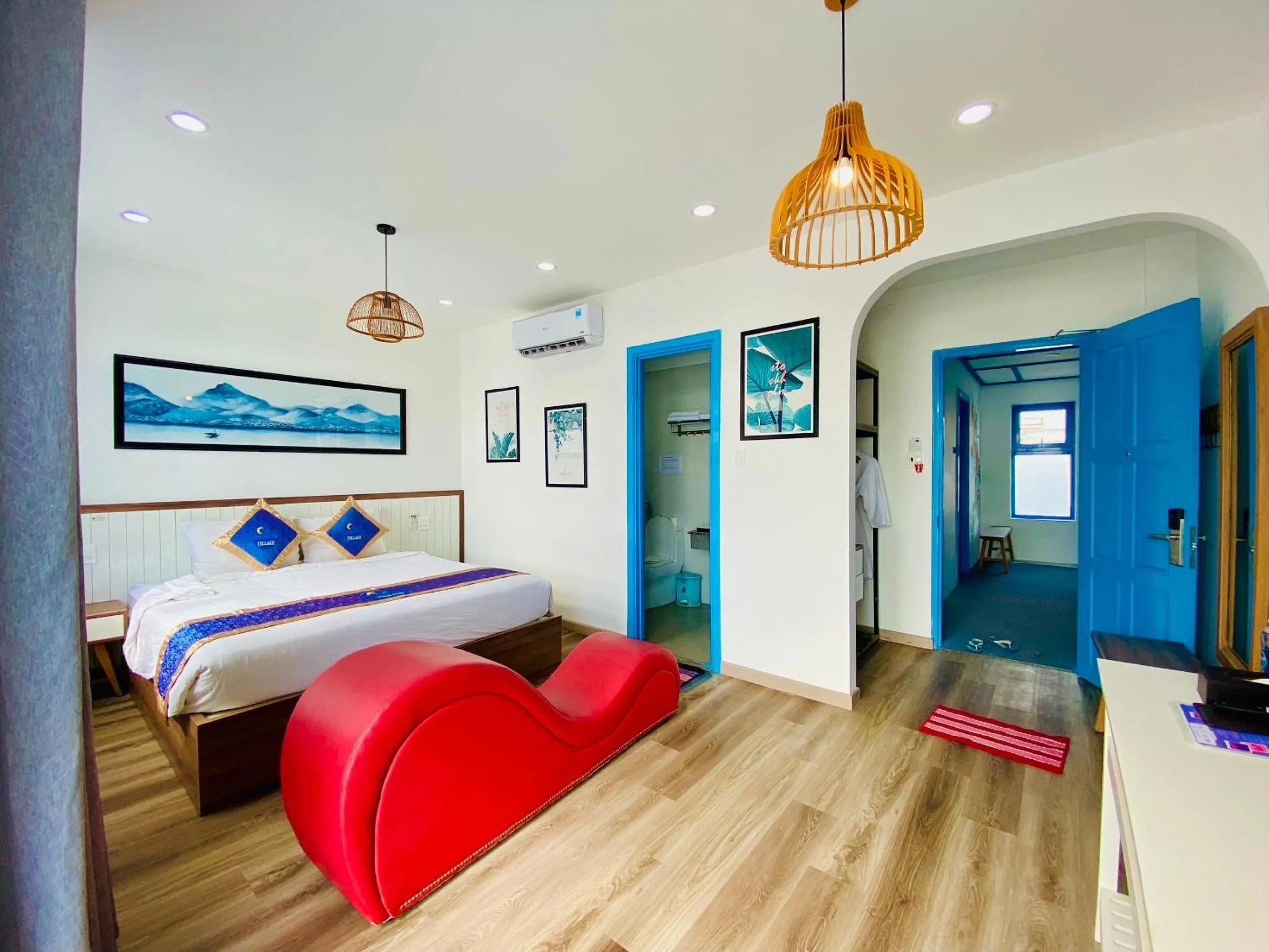 Bed in Chai Village Hotel