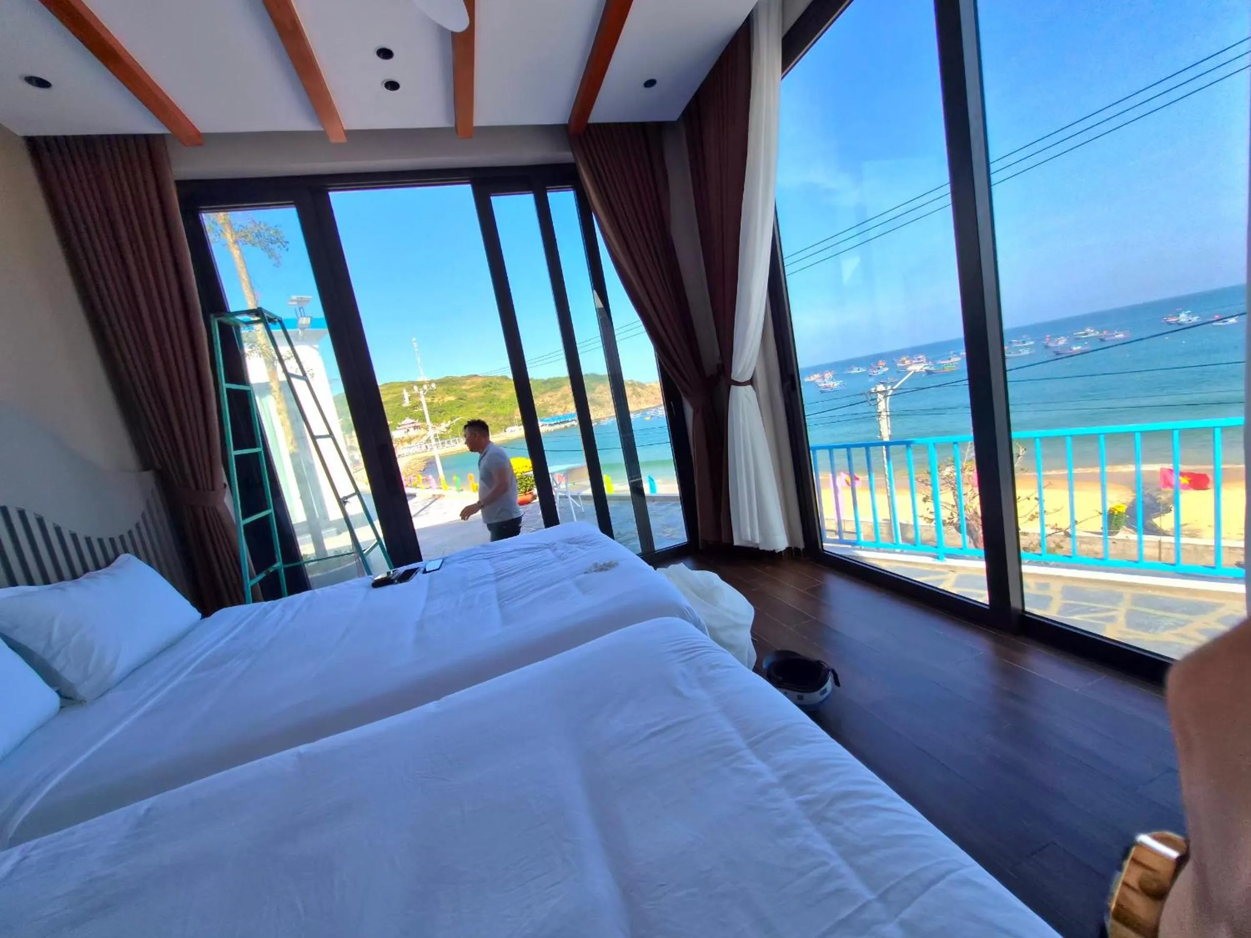 Bed in Chai Village Hotel