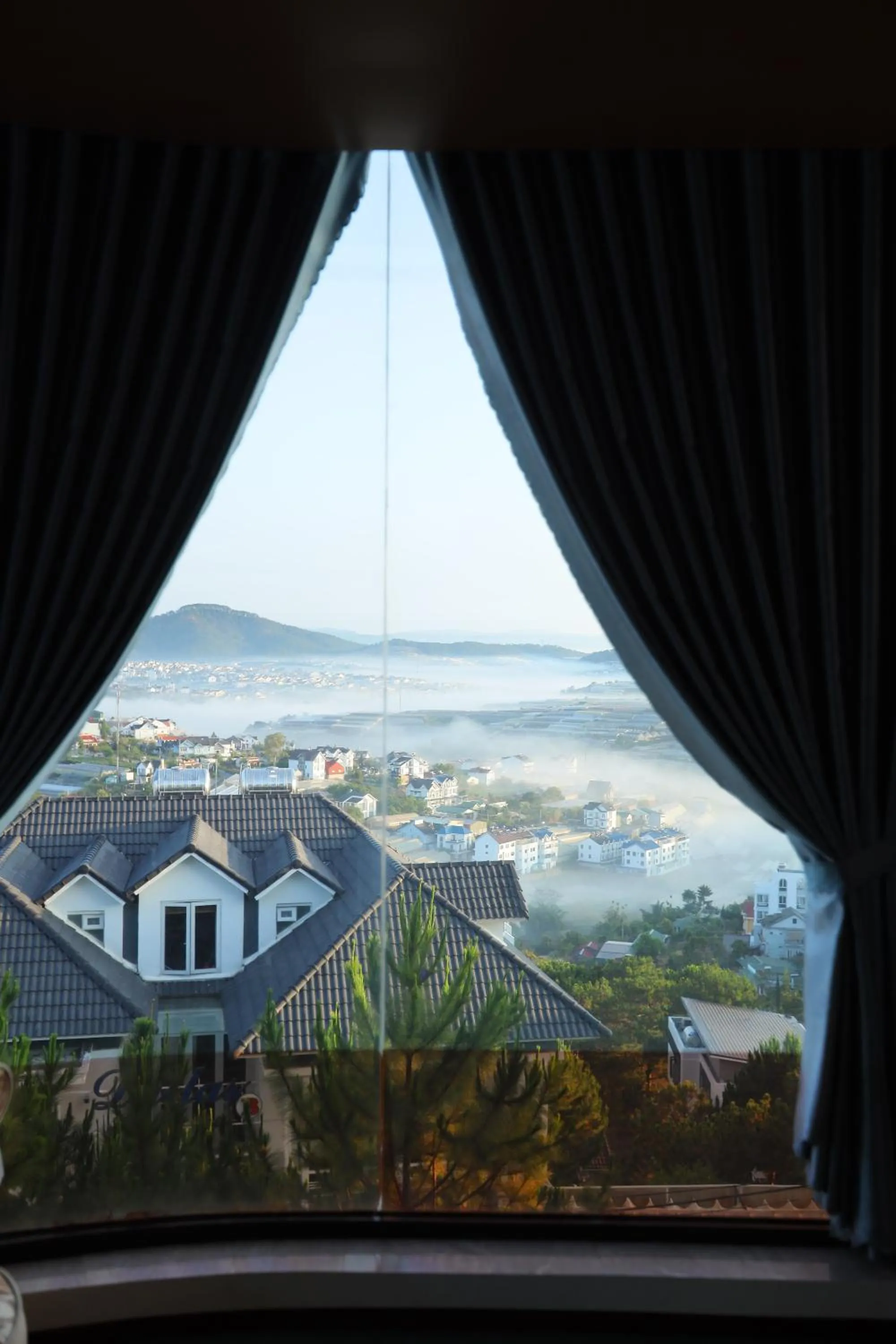View (from property/room) in Dallas Hotel Dalat