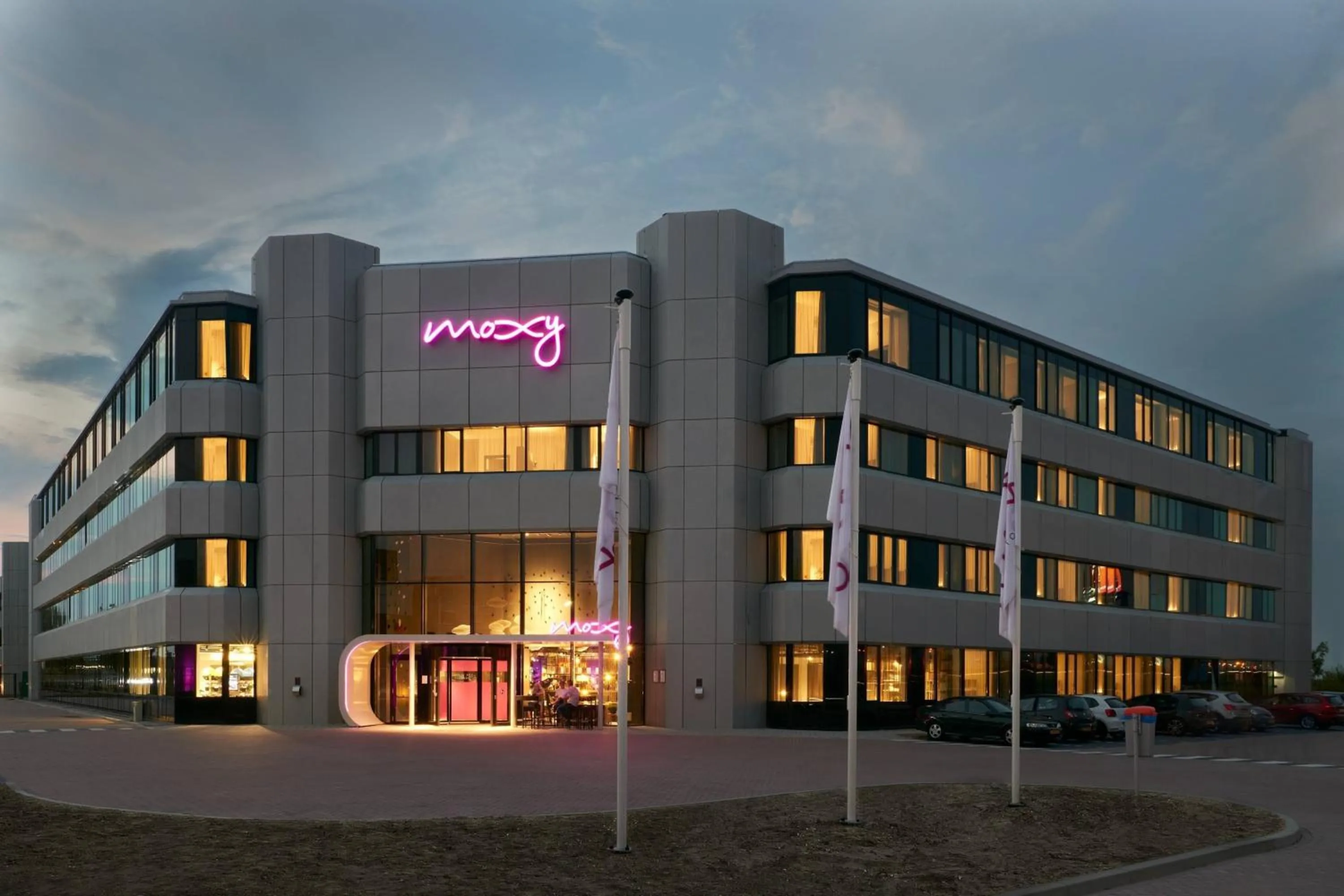 Property building in Moxy Amsterdam Schiphol Airport