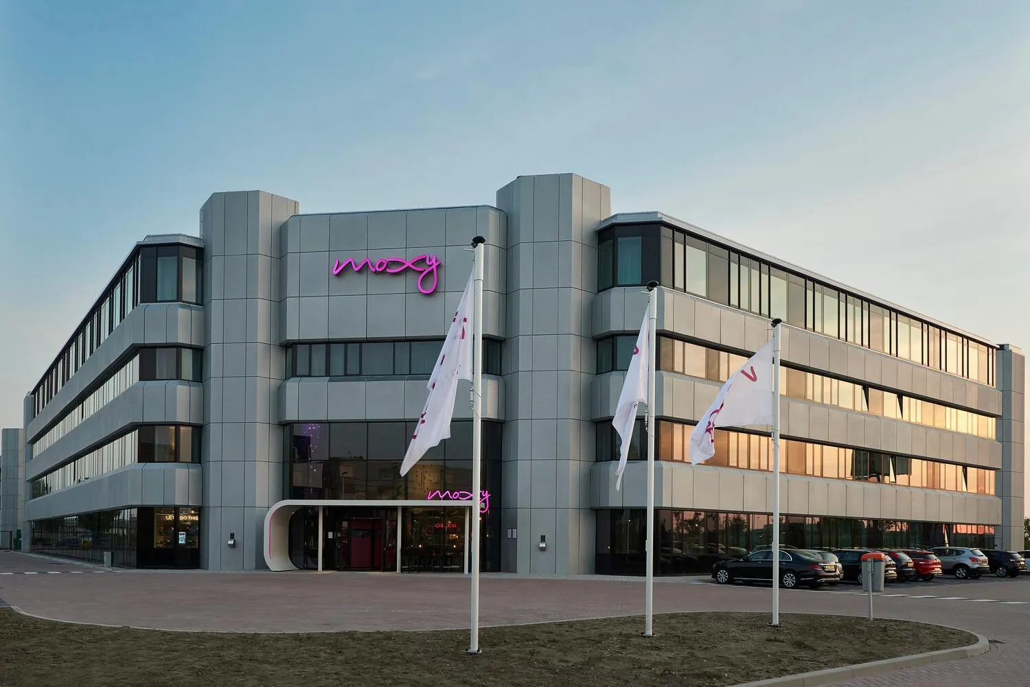 Property building in Moxy Amsterdam Schiphol Airport