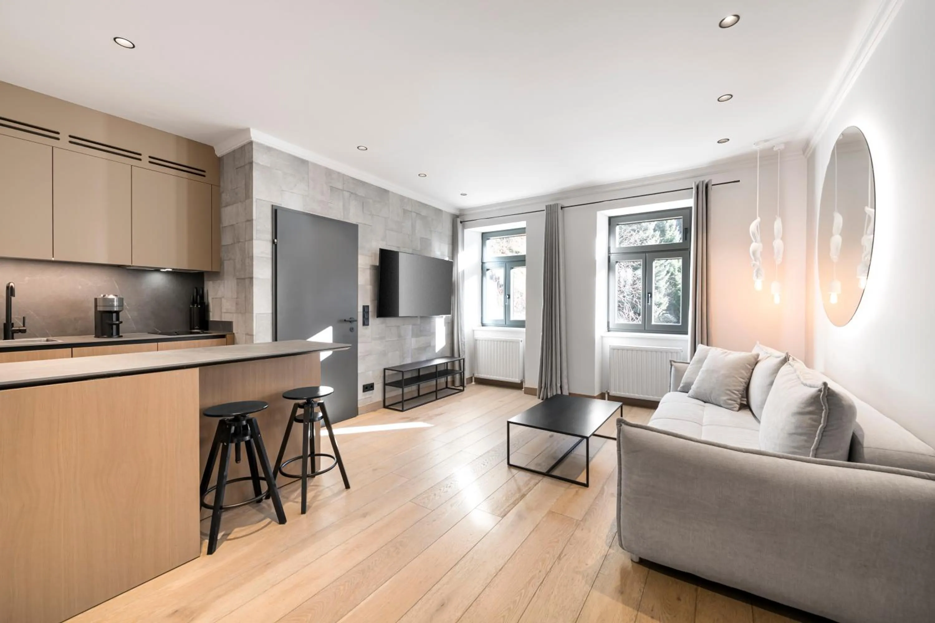 Living room in Residenz Boutique Suites