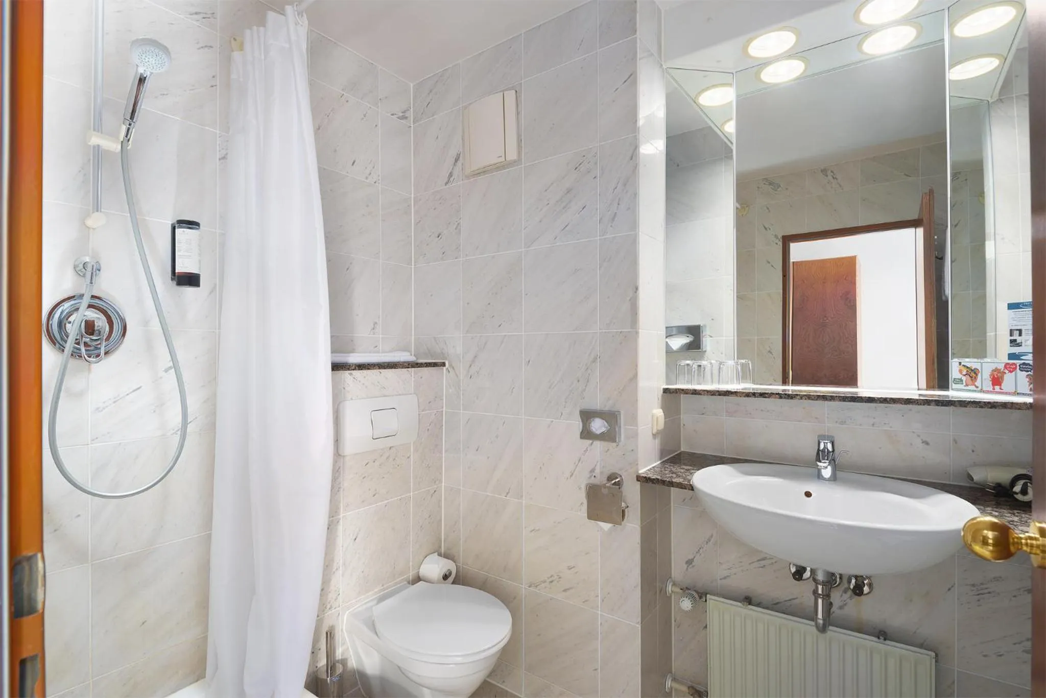 Shower in Trip Inn Hotel Egelsbach Frankfurt