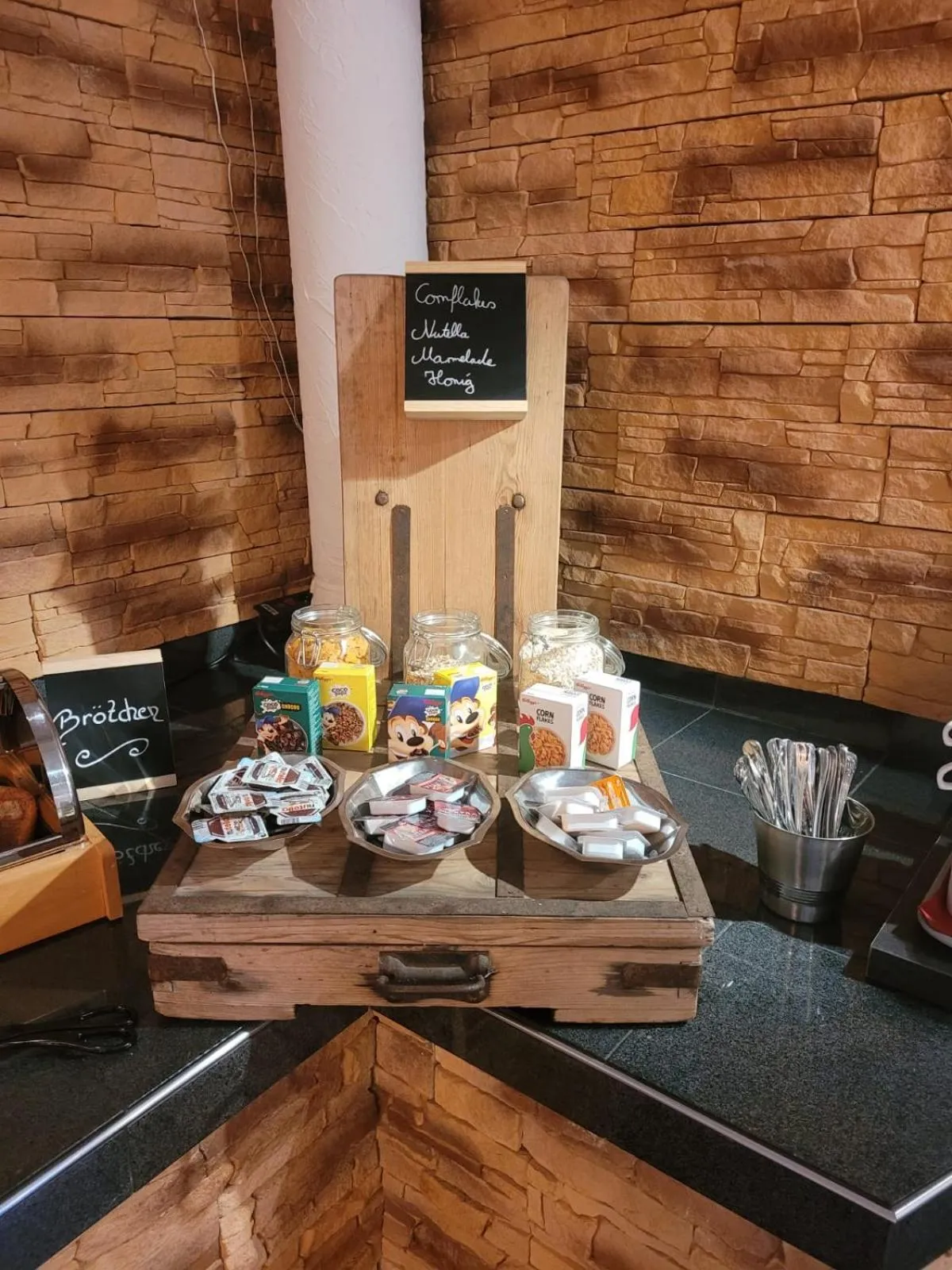 Breakfast in Waldgasthaus am Schwarzenbruch