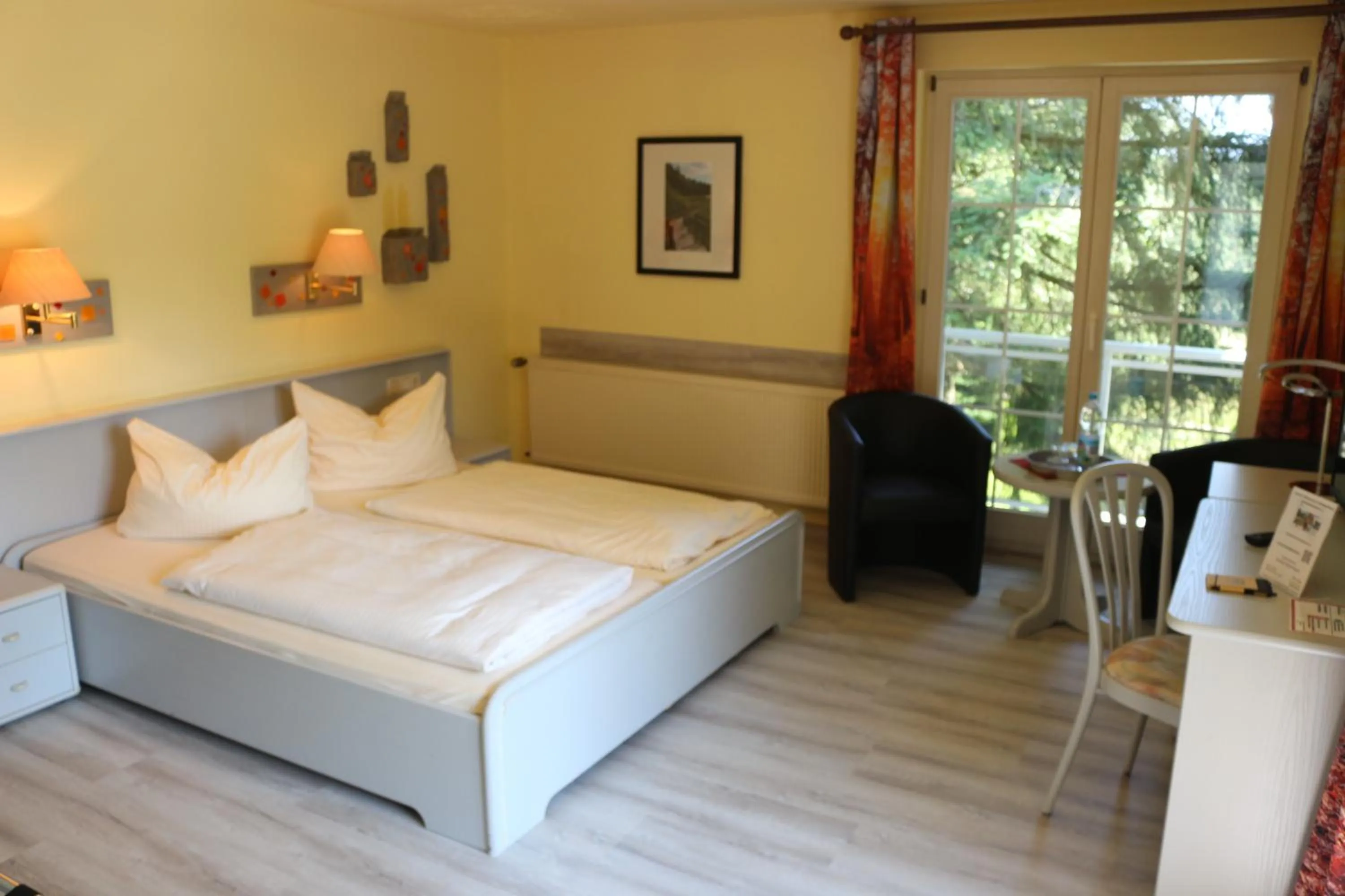 Photo of the whole room, Bed in Waldgasthaus am Schwarzenbruch