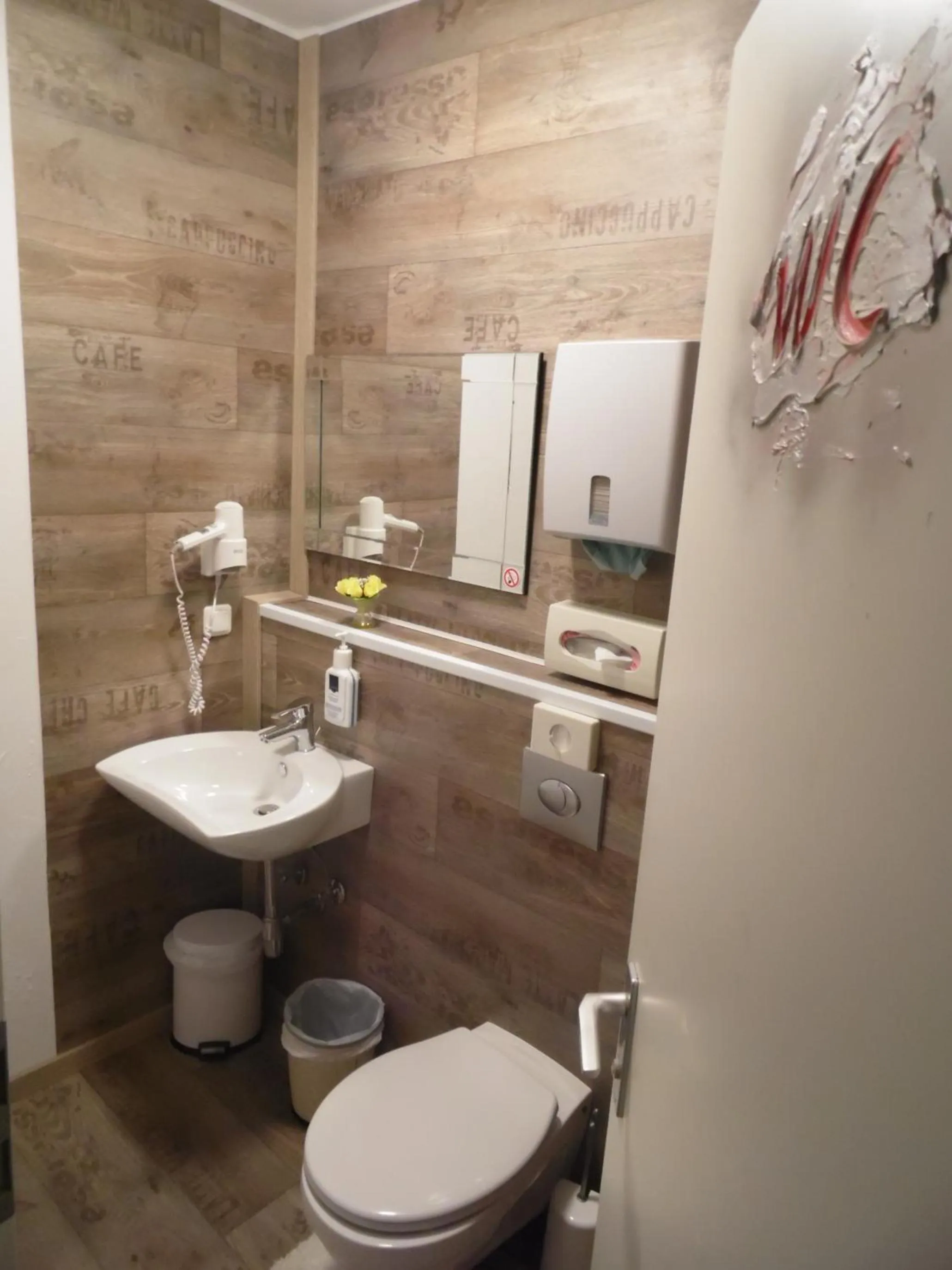 Bathroom in Waldgasthaus am Schwarzenbruch