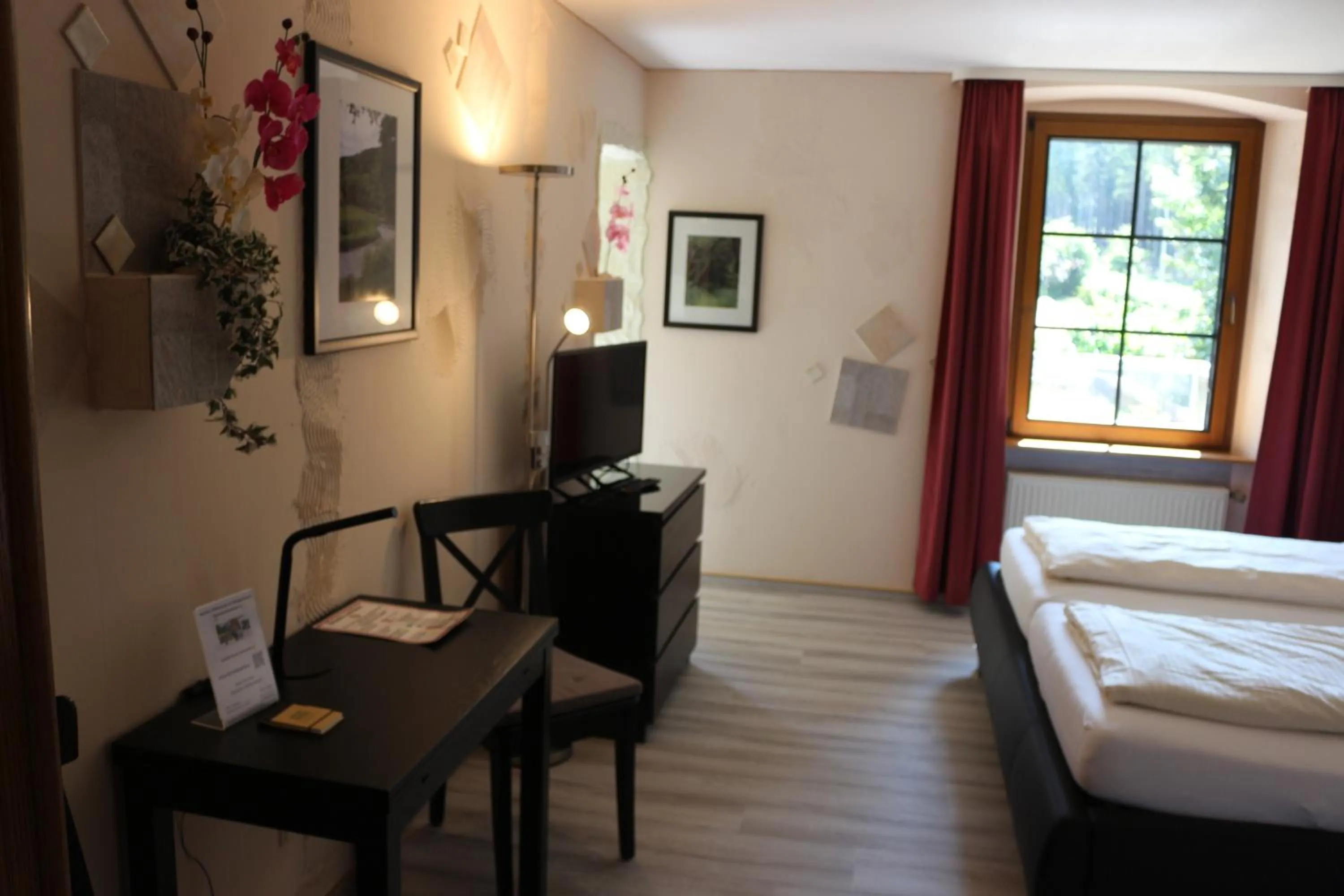 Photo of the whole room, Bed in Waldgasthaus am Schwarzenbruch