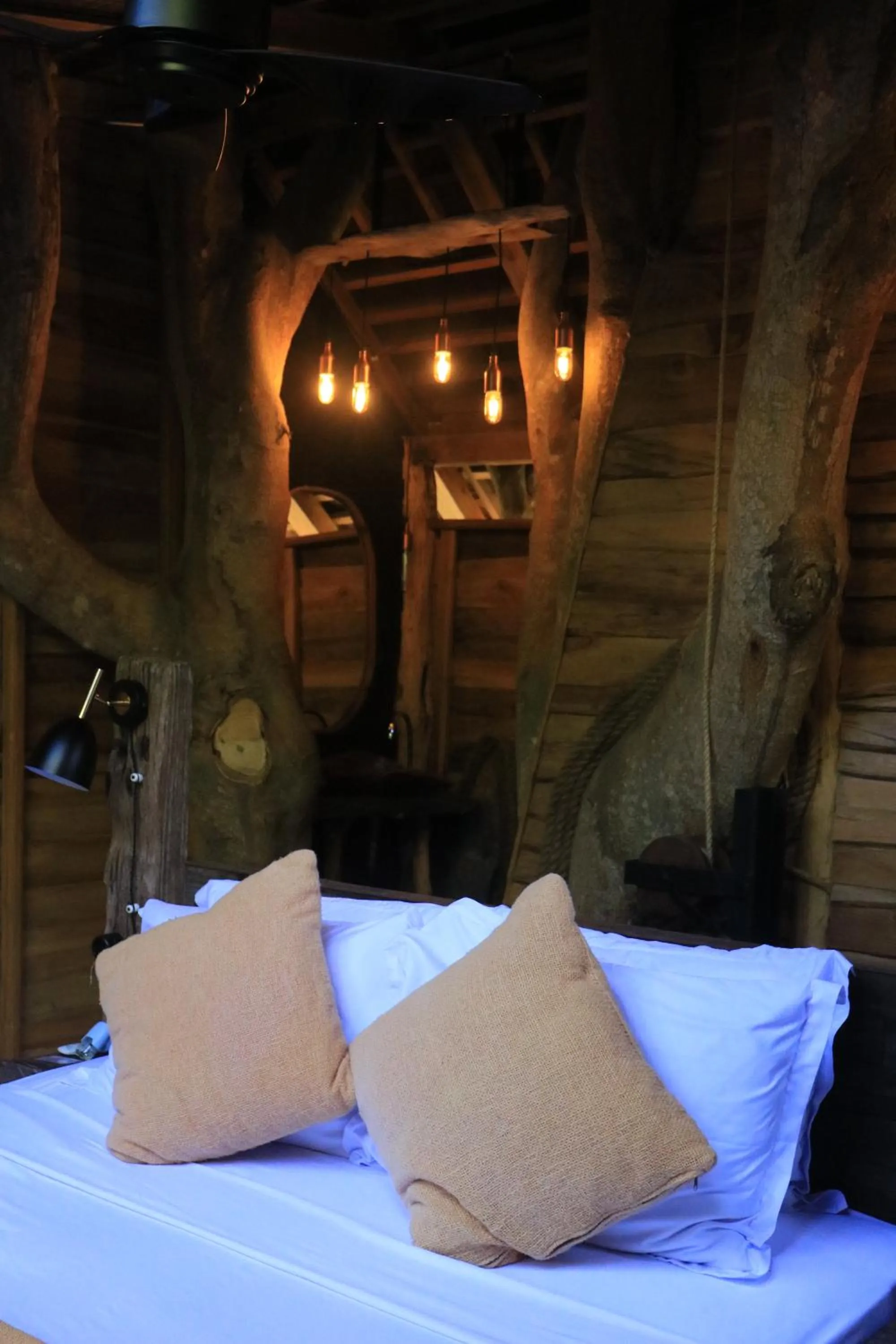 Bed in Roots Tree House