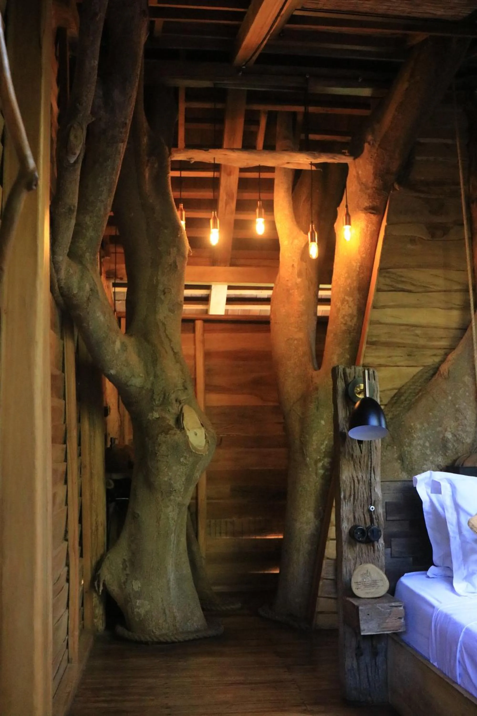 Bed in Roots Tree House