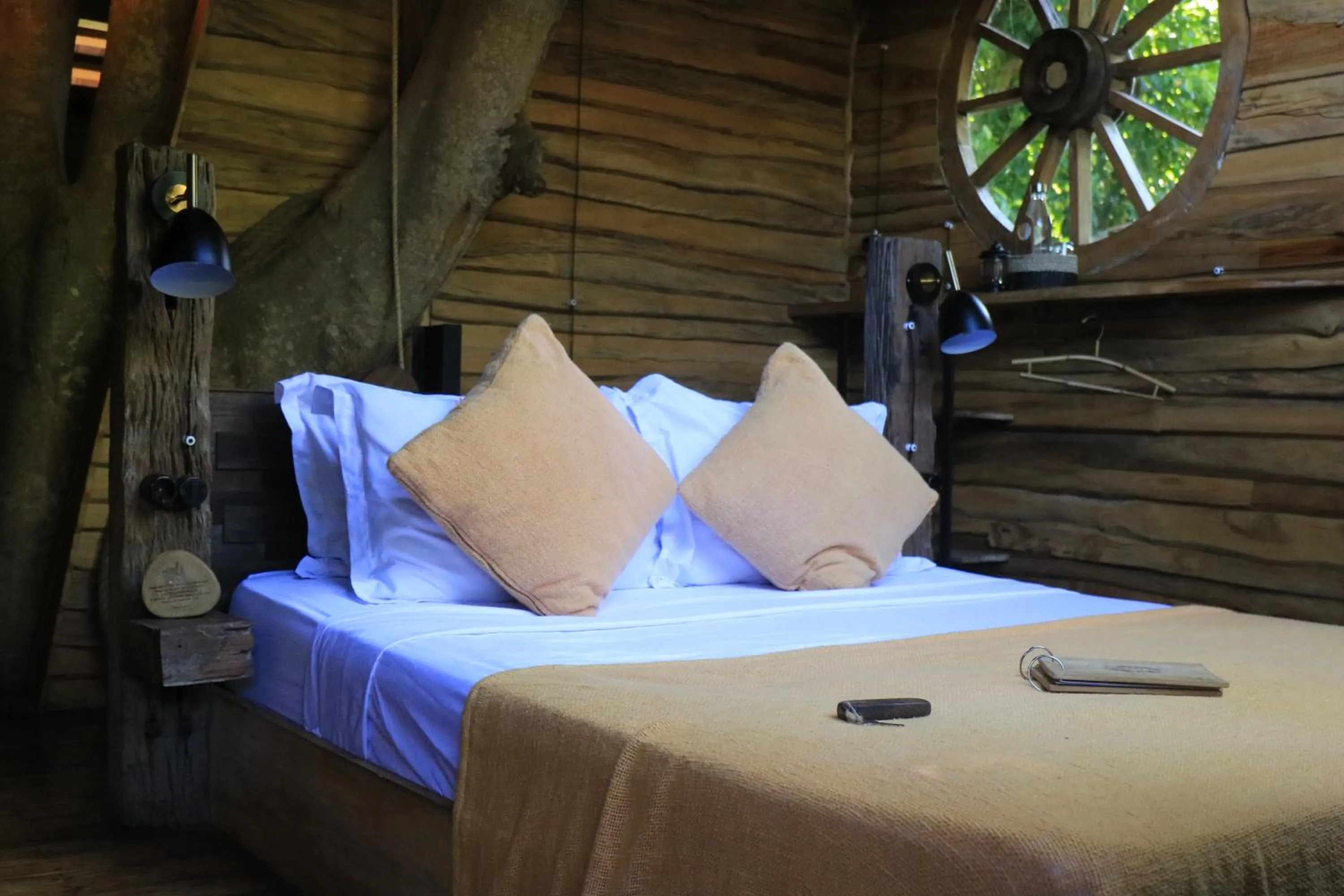 Bed in Roots Tree House