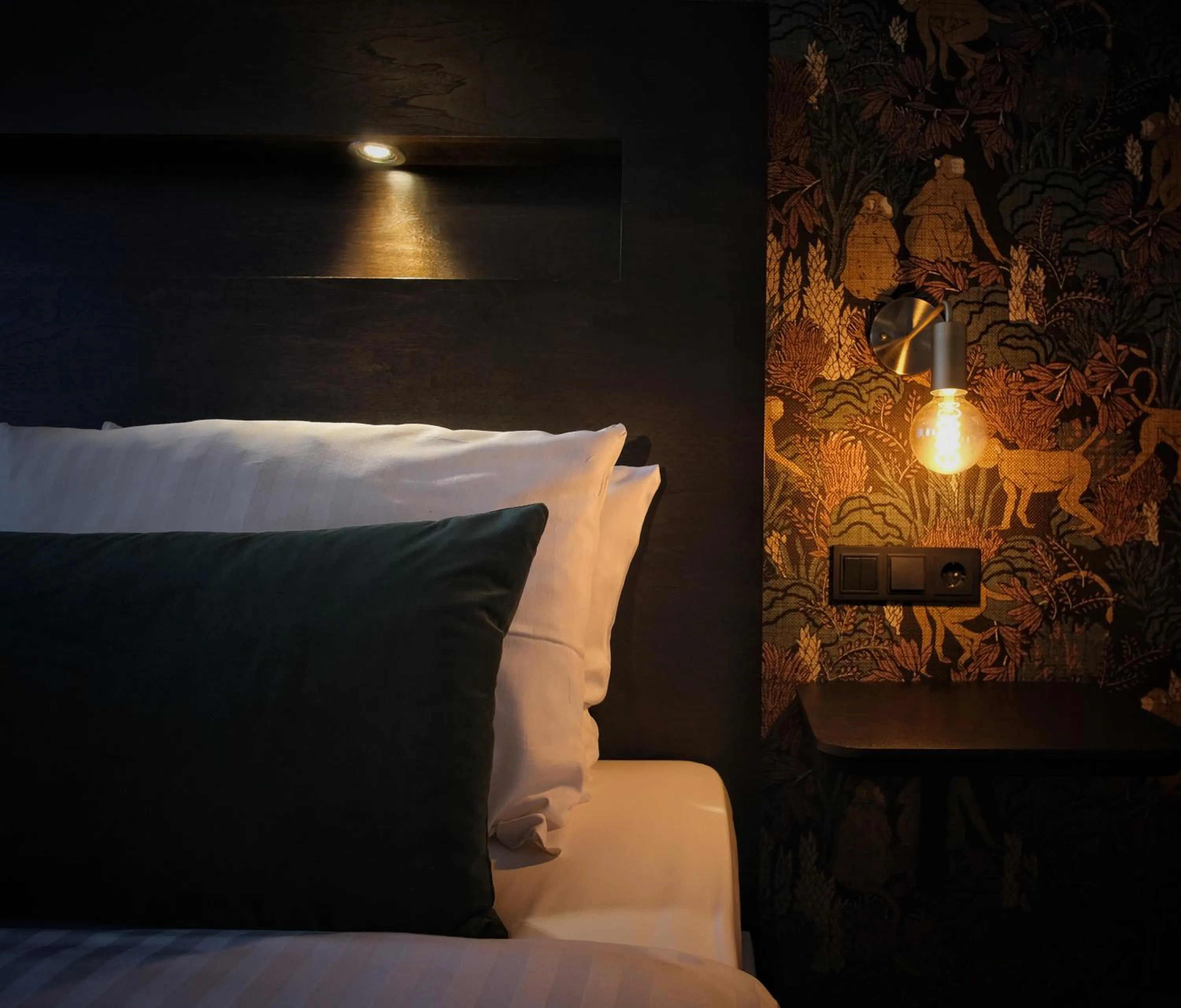 Decorative detail, Bed in Van der Valk Hotel Hildesheim