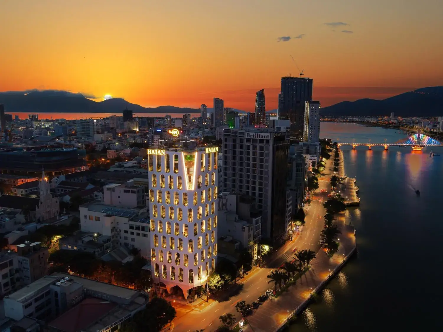 Bird's eye view in HAIAN Riverfront Hotel Da Nang Bird's eye view in HAIAN Riverfront Hotel Da Nang