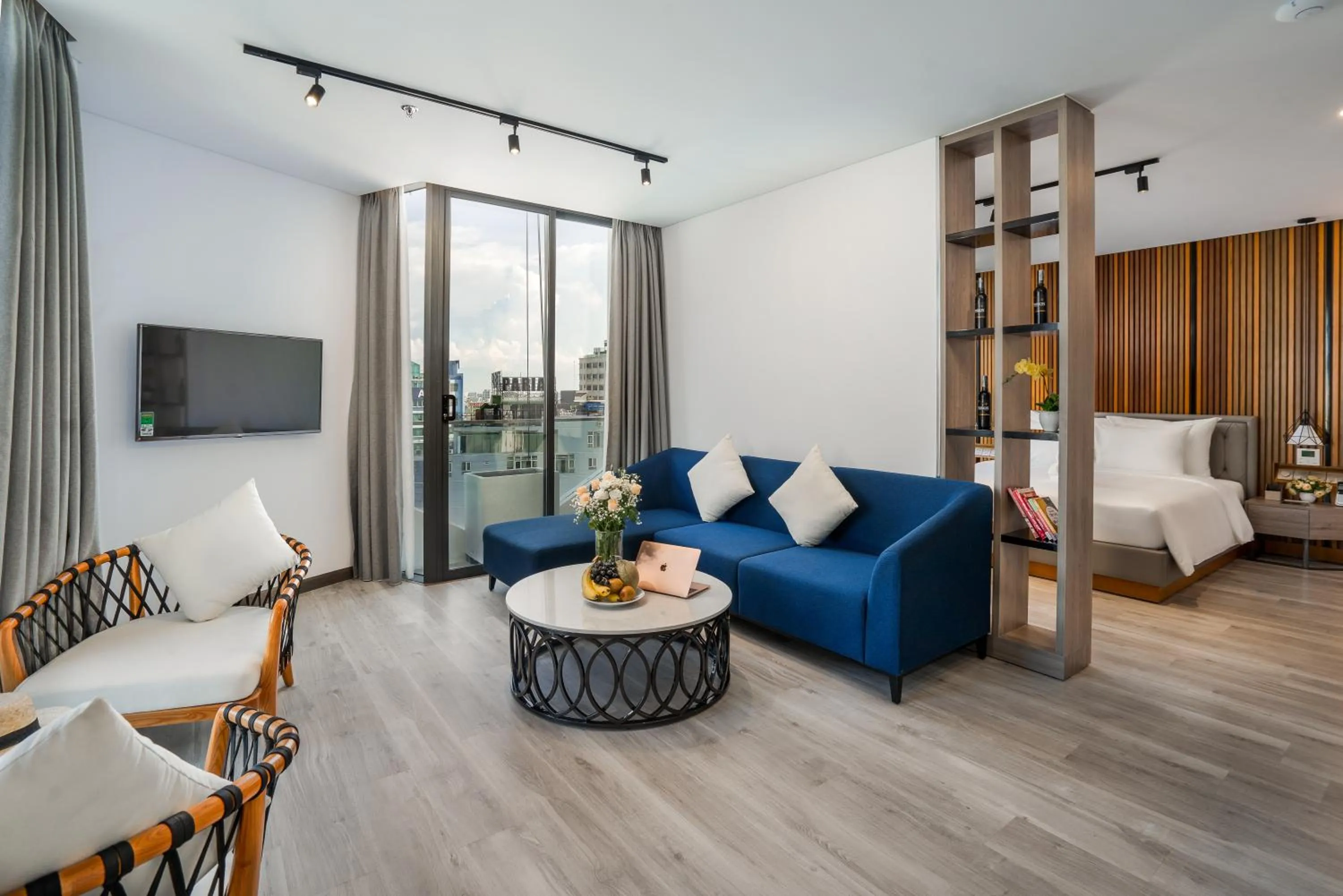 Living room, Bed in HAIAN Riverfront Hotel Da Nang