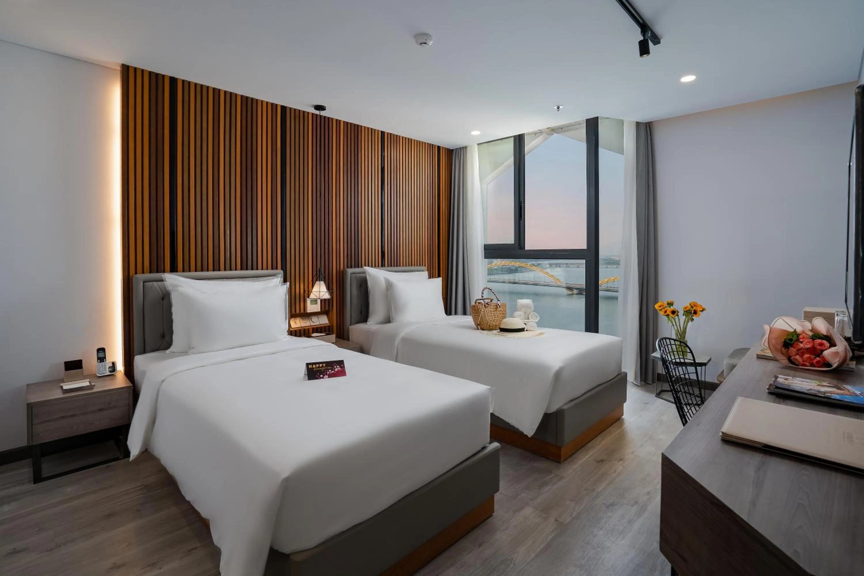 TV and multimedia, Bed in HAIAN Riverfront Hotel Da Nang