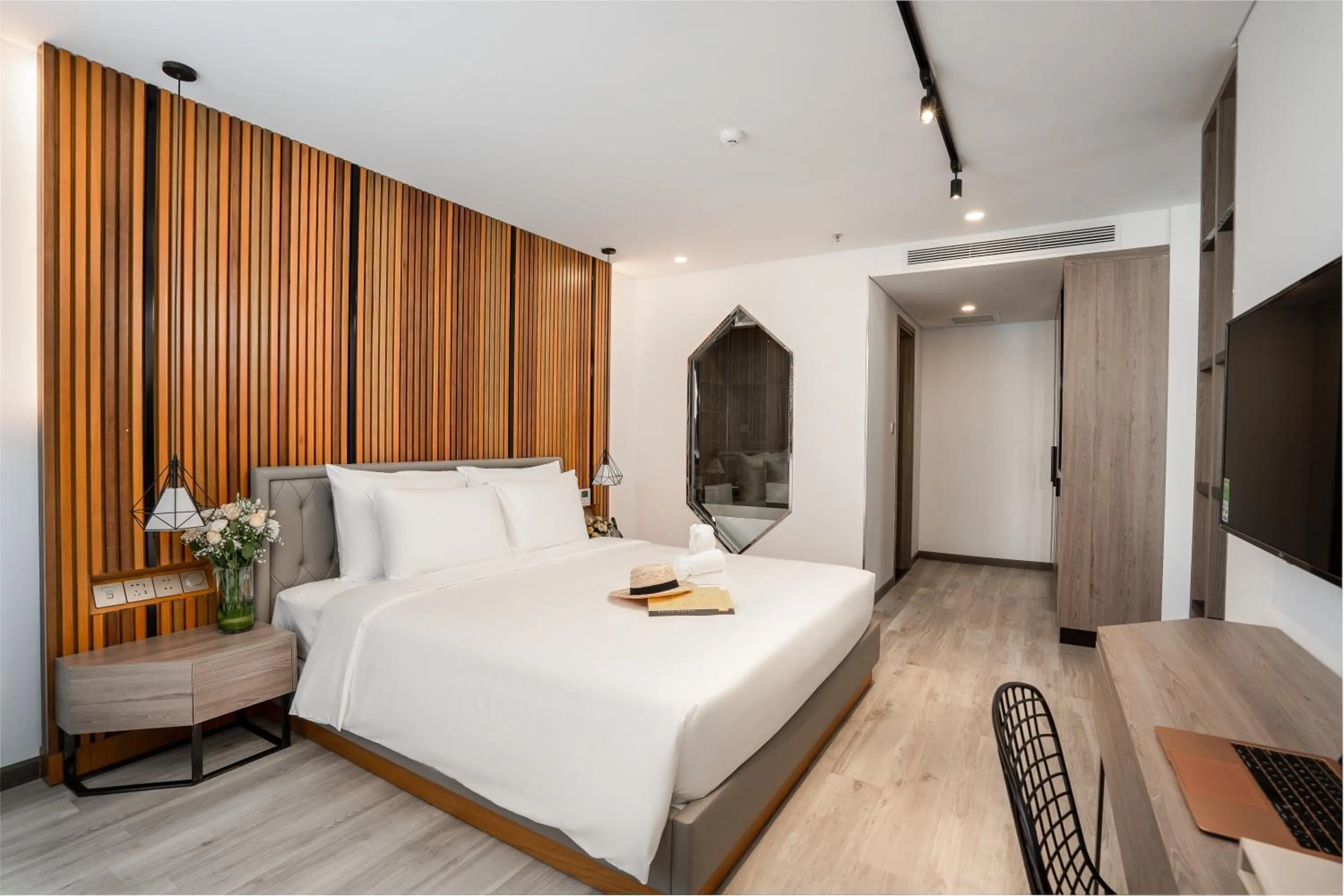 Bed in HAIAN Riverfront Hotel Da Nang