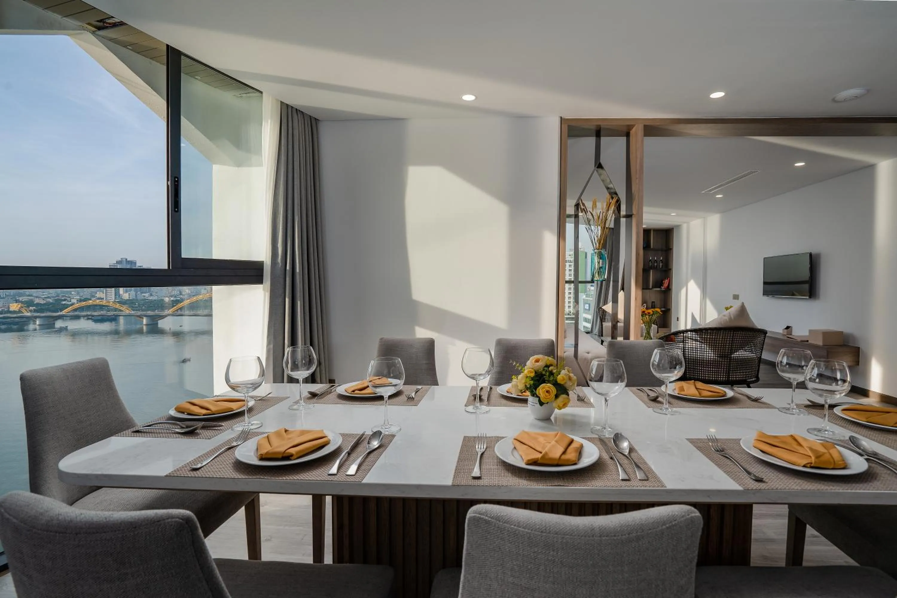 Living room in HAIAN Riverfront Hotel Da Nang