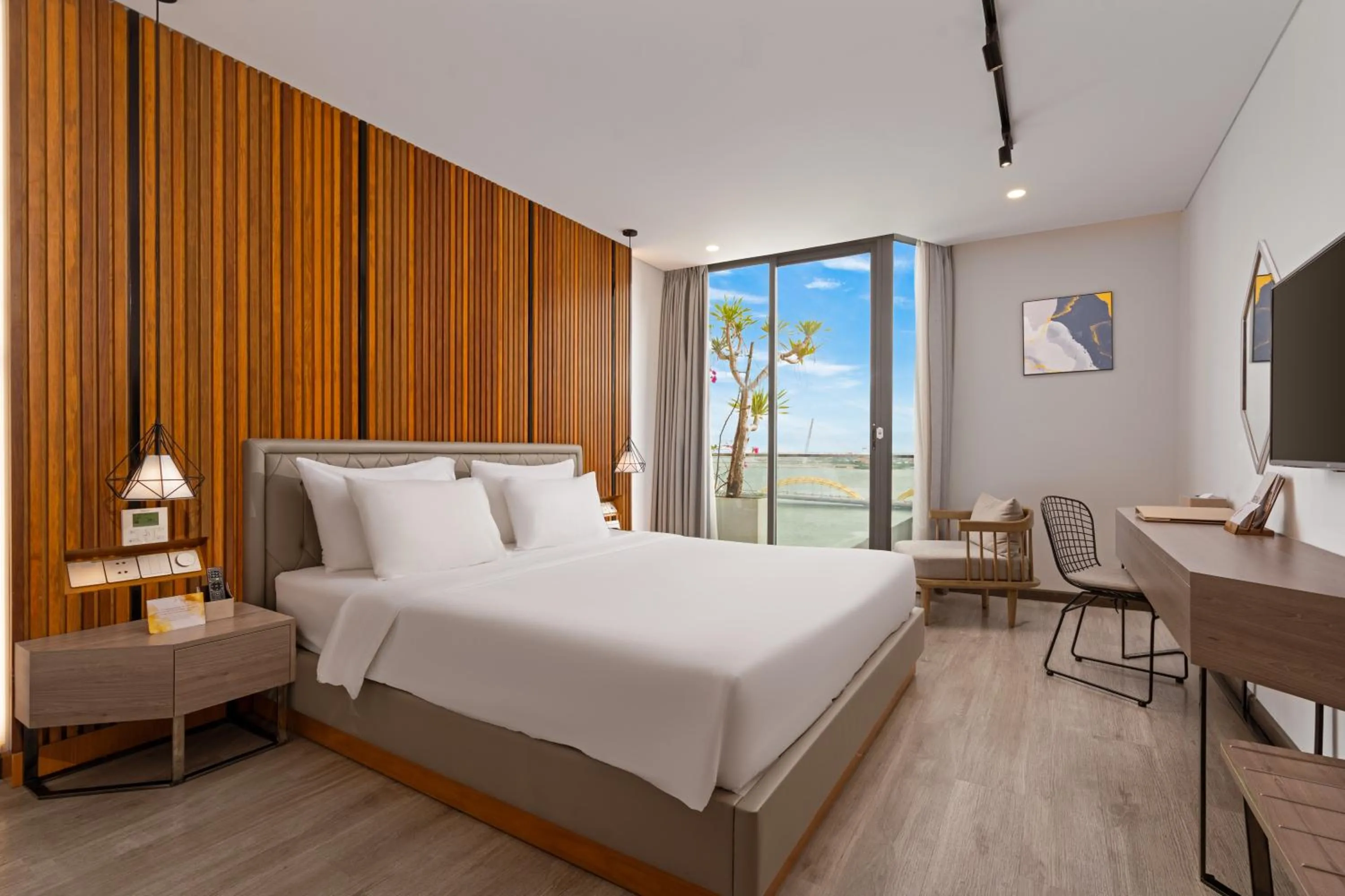 Bed in HAIAN Riverfront Hotel Da Nang