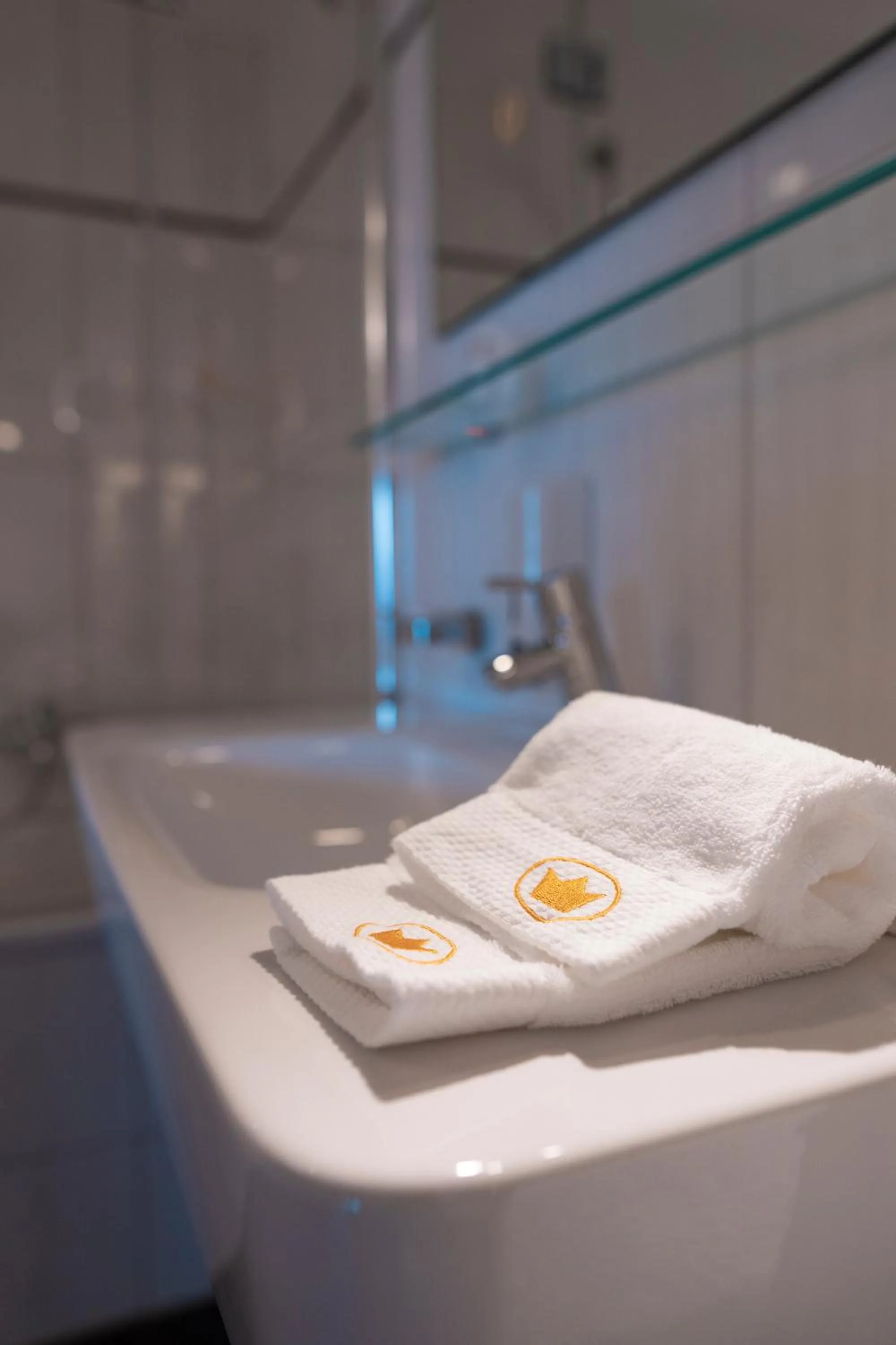 Bathroom in SWISS HOTEL LA COURONNE