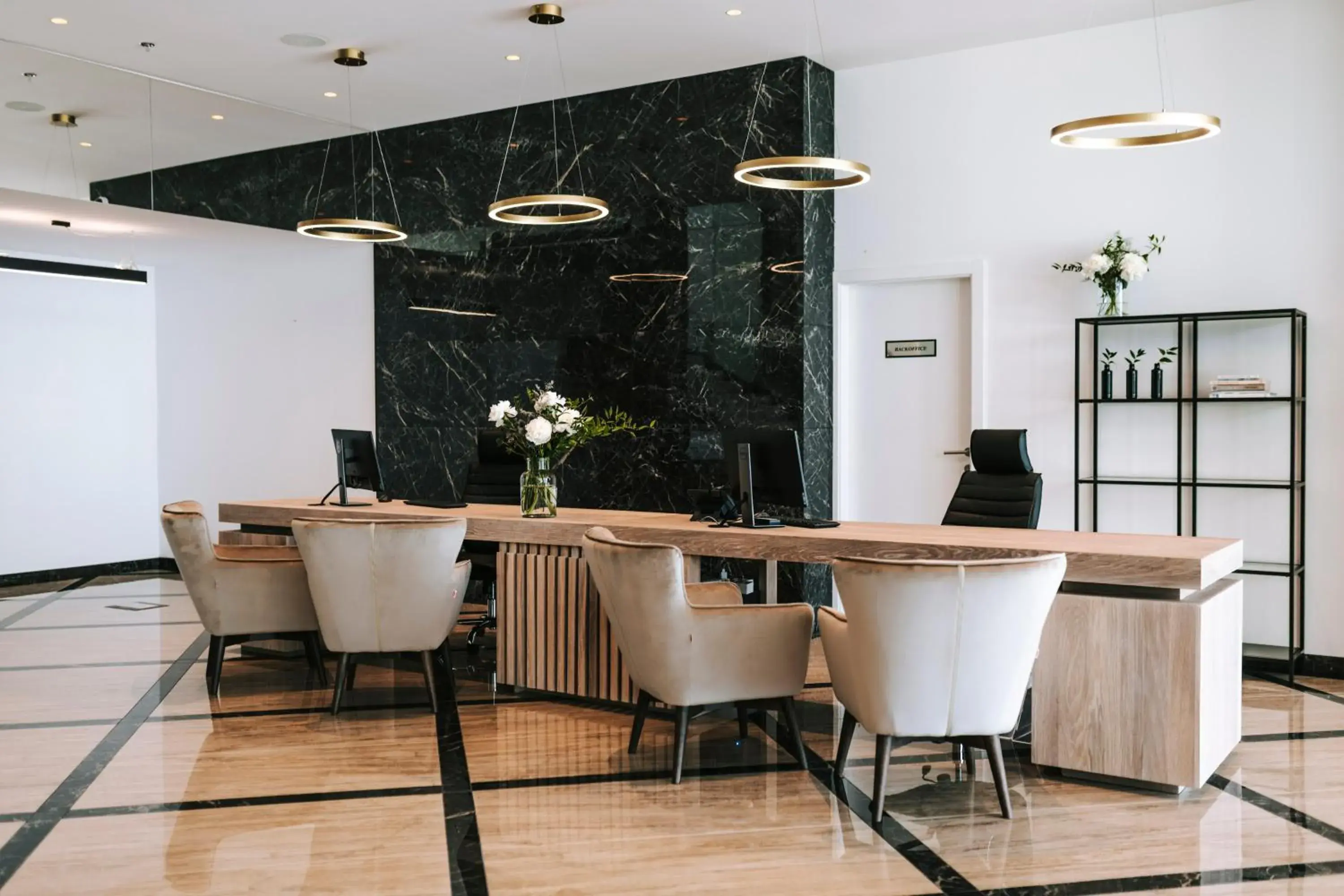 Lobby or reception in Hotel Miramare Lobby or reception in Hotel Miramare