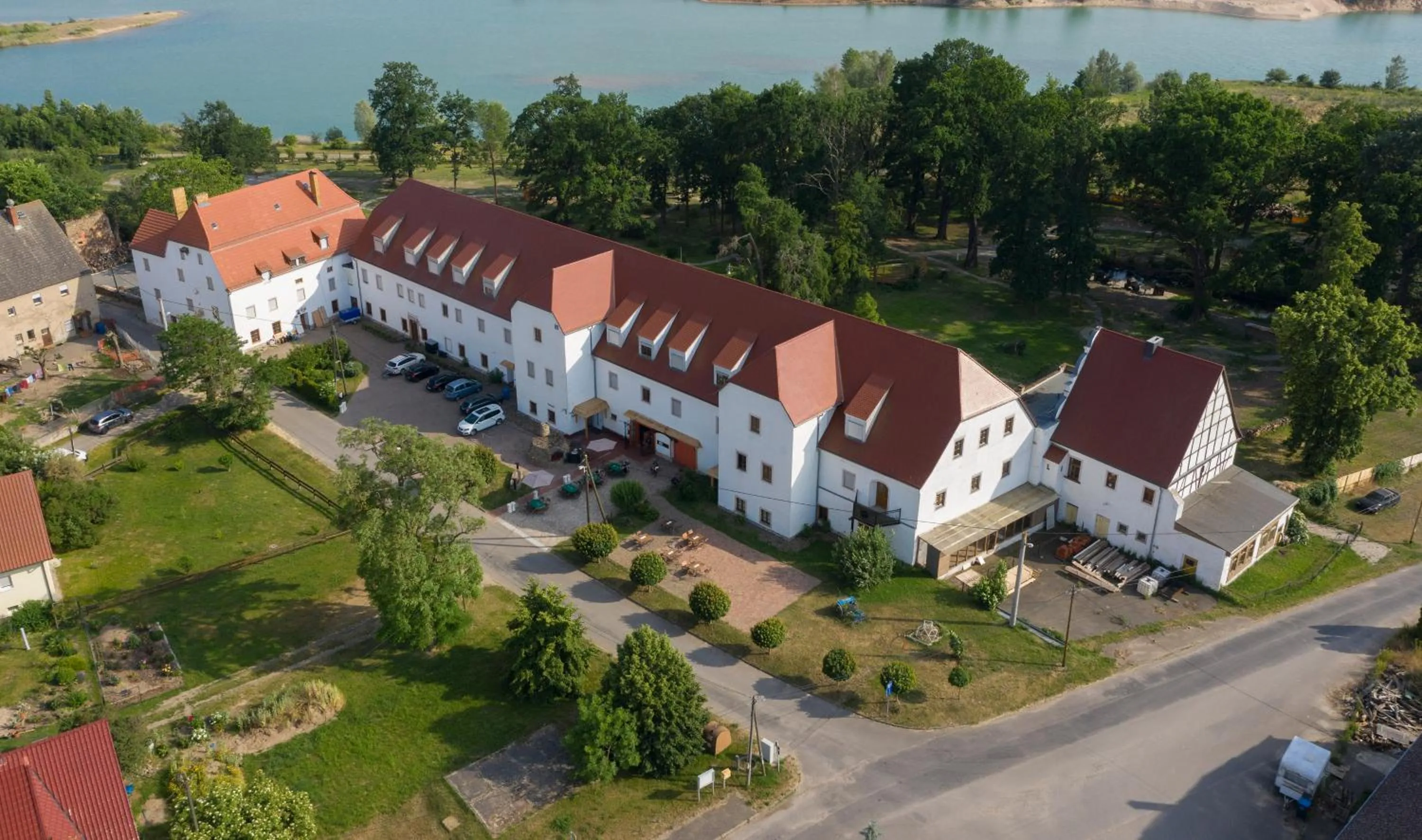 Bird's eye view in Rittergut Dröschkau