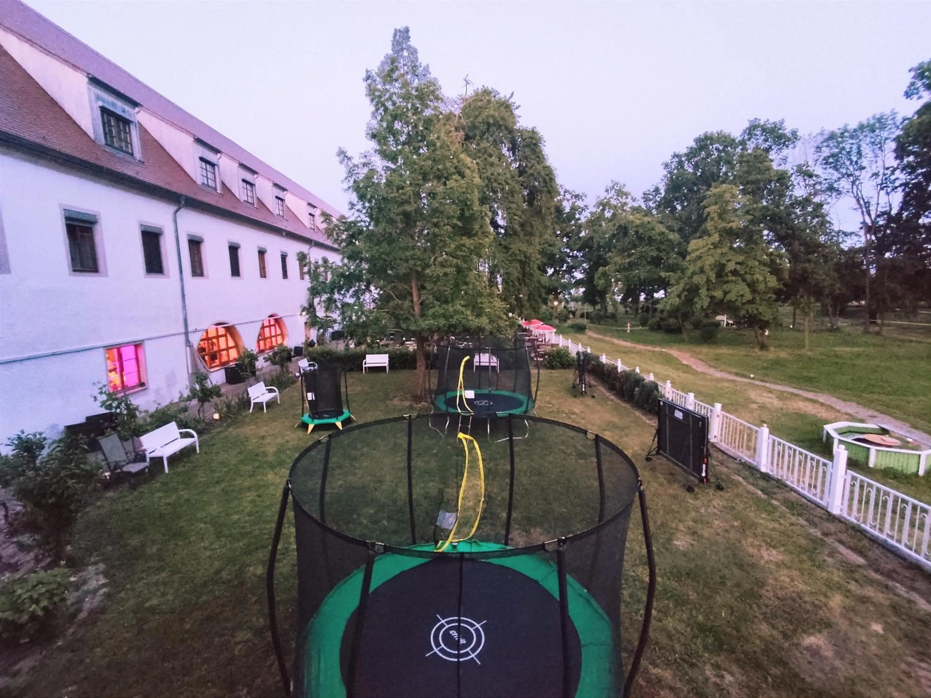 Garden view in Rittergut Dröschkau