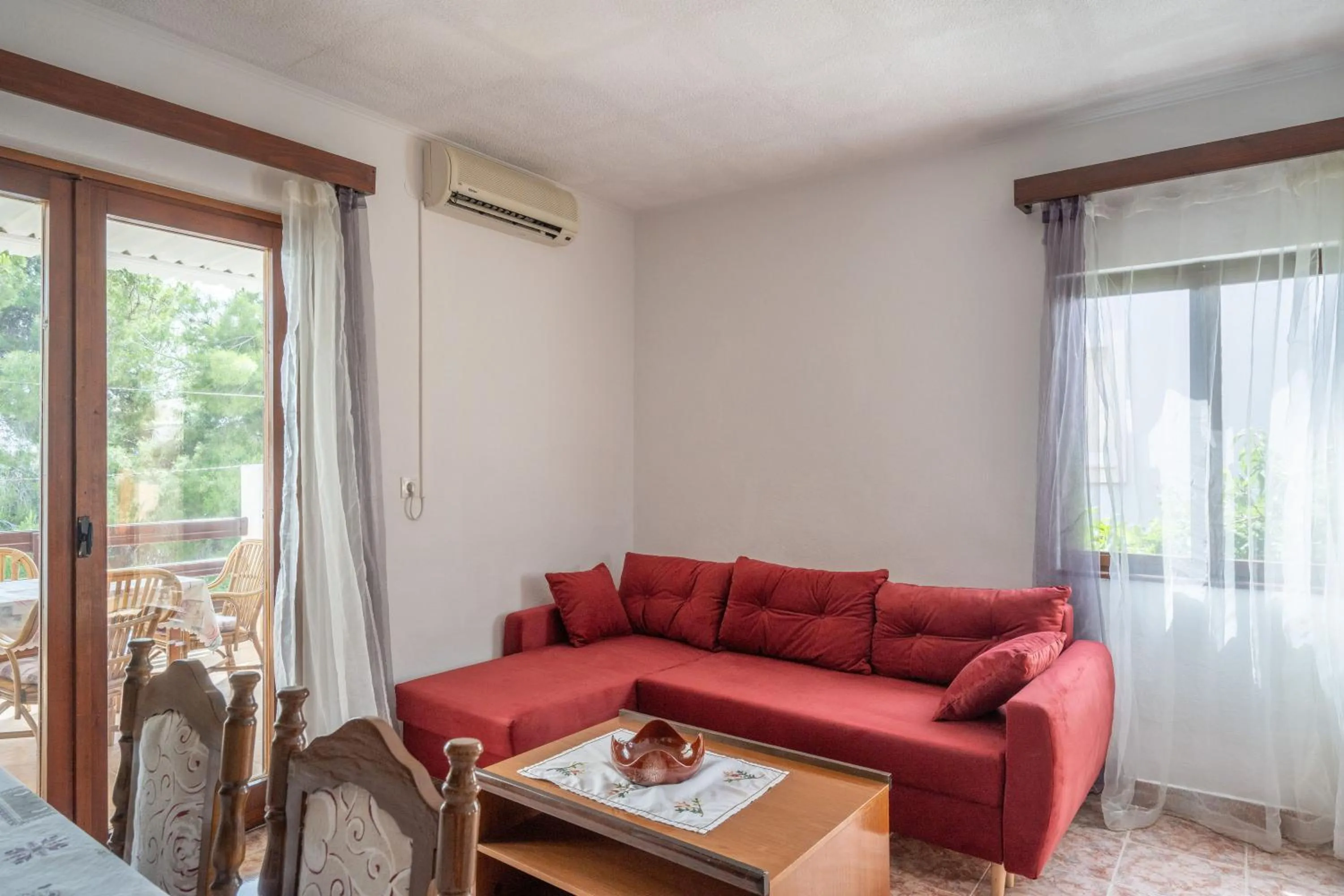 Seating area in Apartments Ljiljana