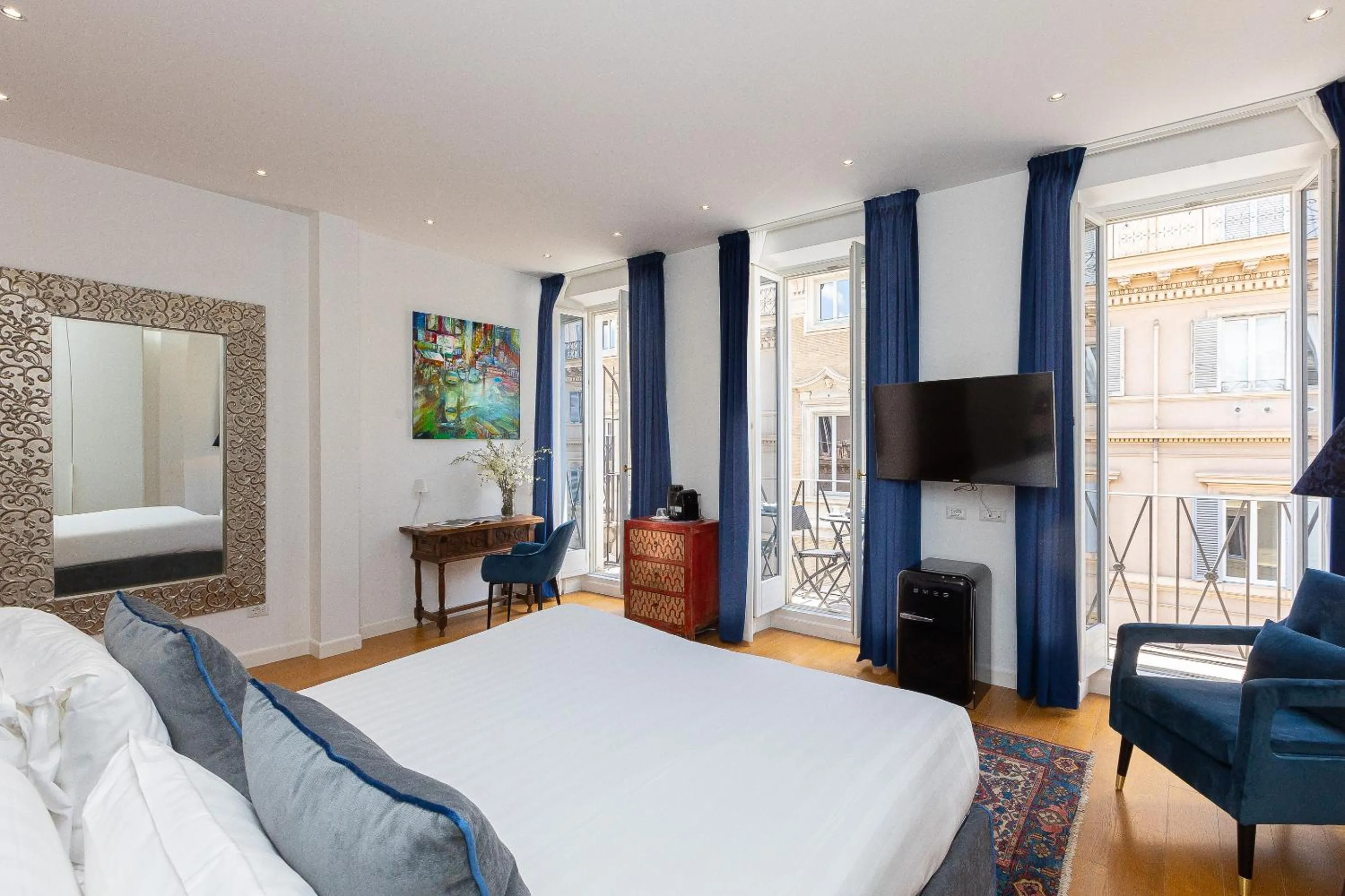 Photo of the whole room, Bed in Suite della Pigna