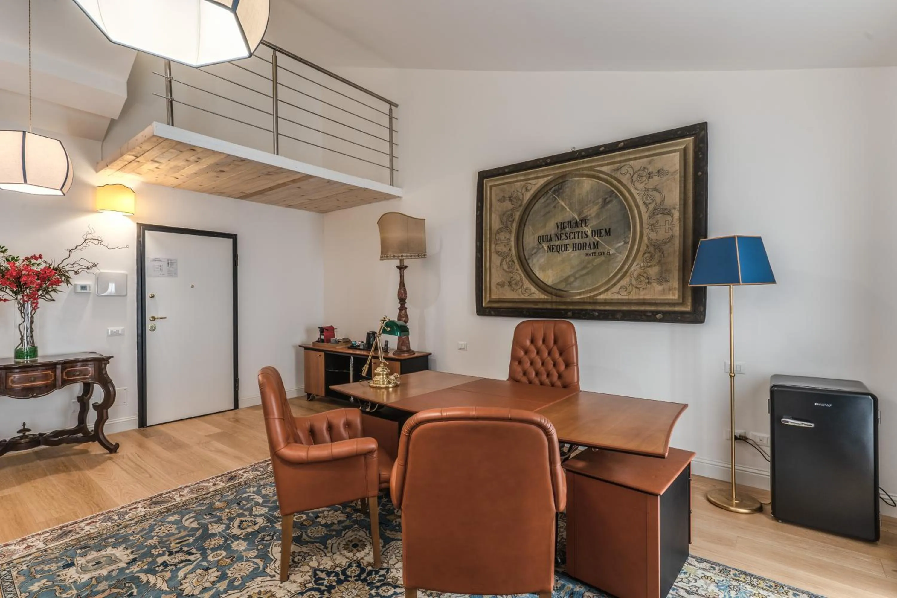 Seating area in Suite della Pigna