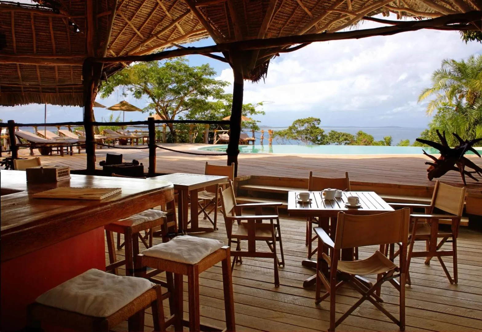 Patio in Fundu Lagoon