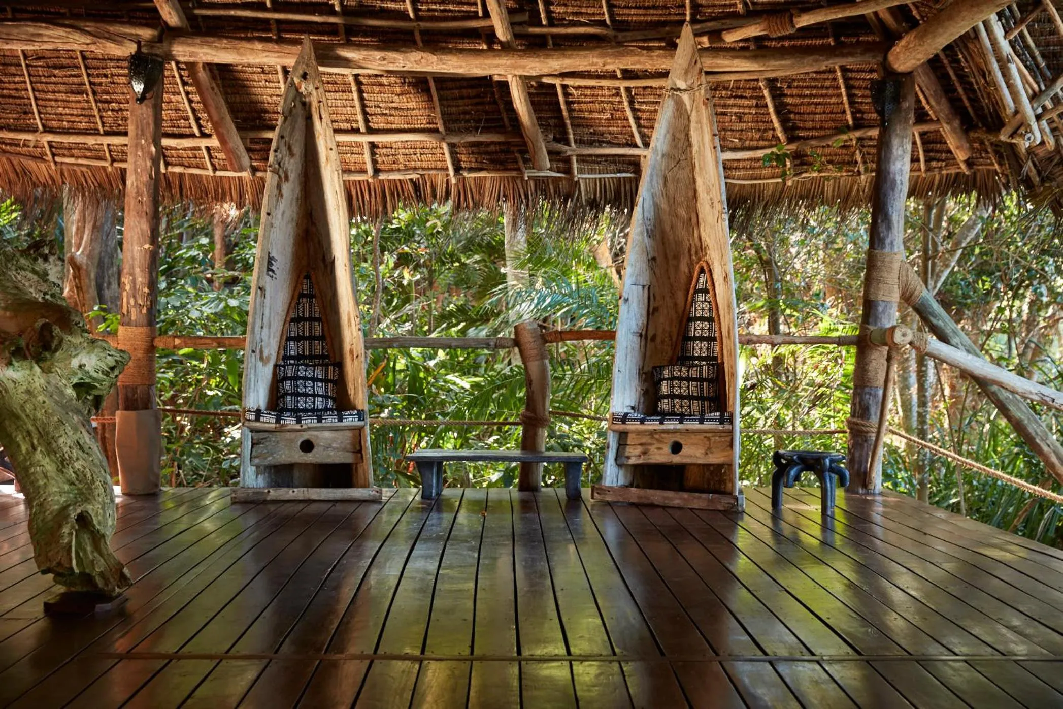 Patio in Fundu Lagoon