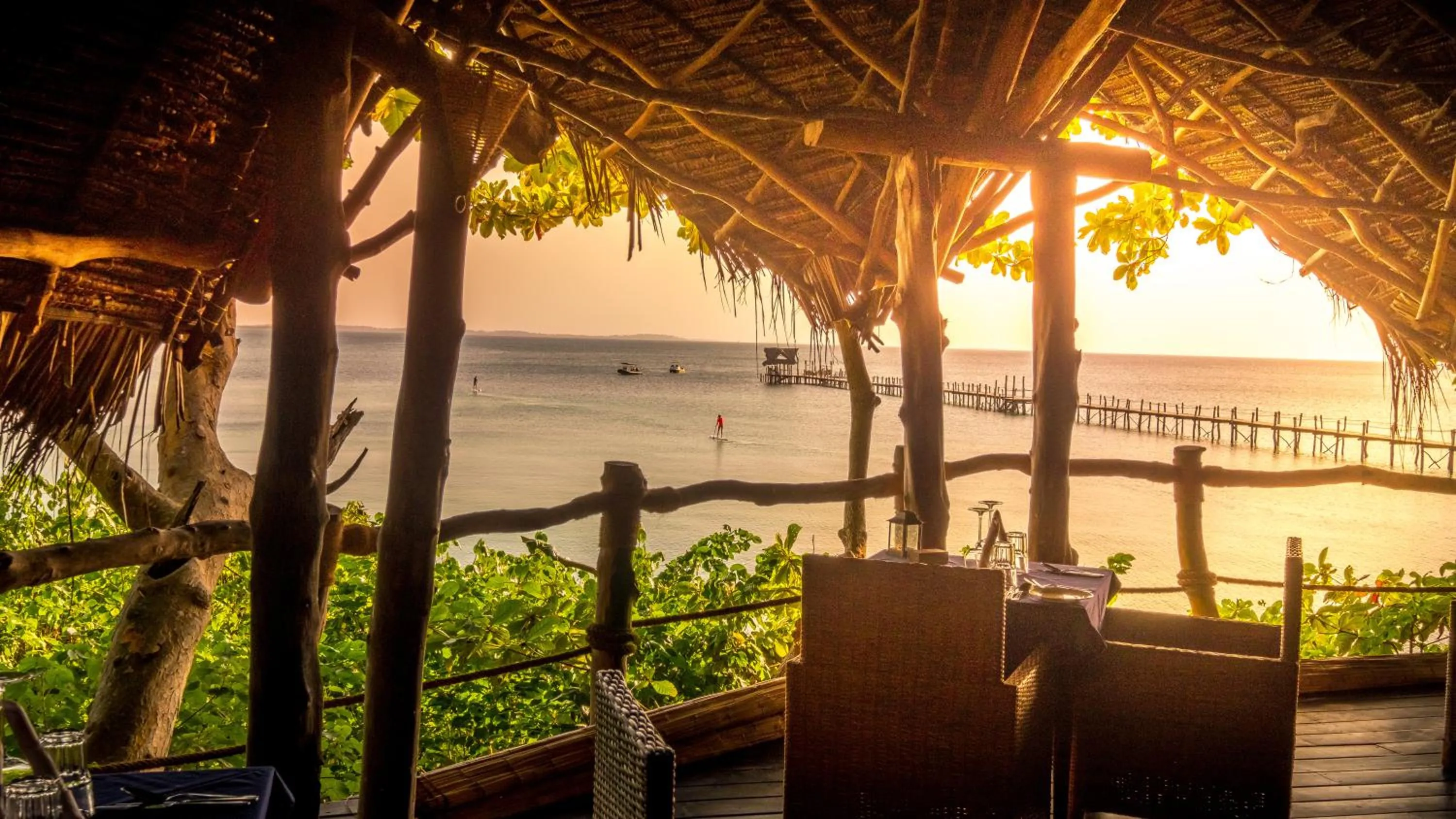 Patio in Fundu Lagoon