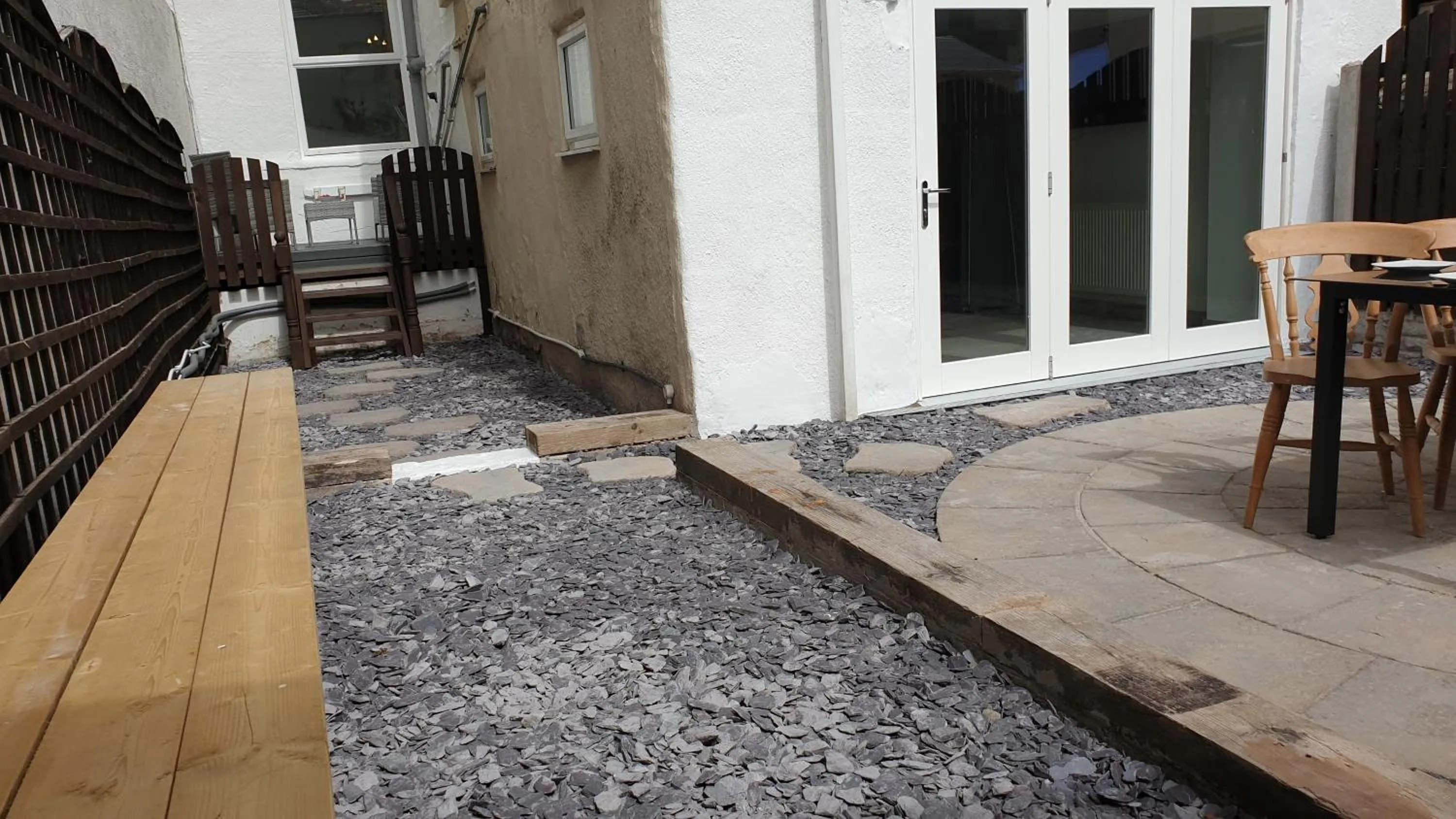 Patio in Snowdon Retreat Villa by Seaside Llandudno