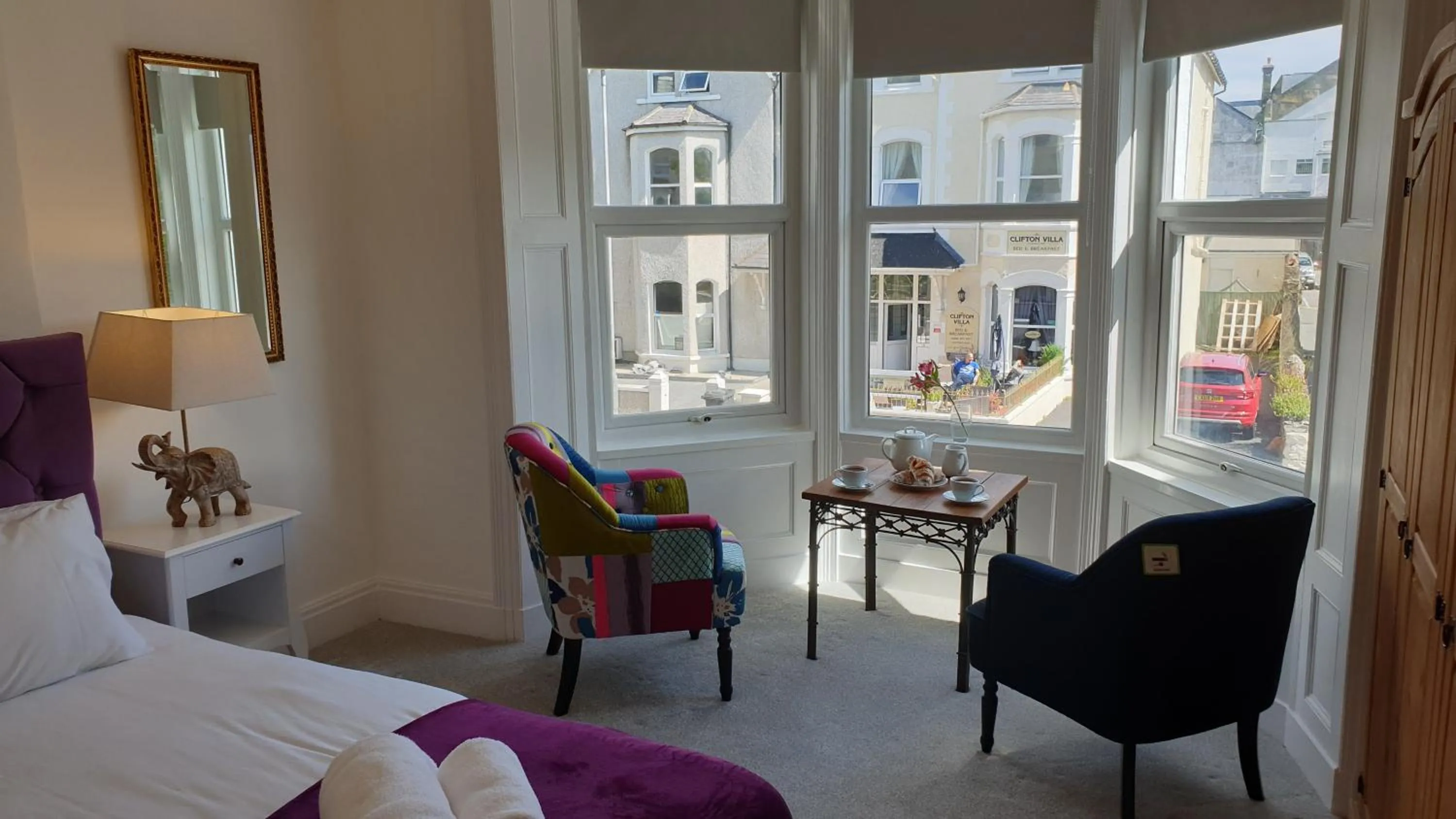 Bedroom, Bed in Snowdon Retreat Villa by Seaside Llandudno