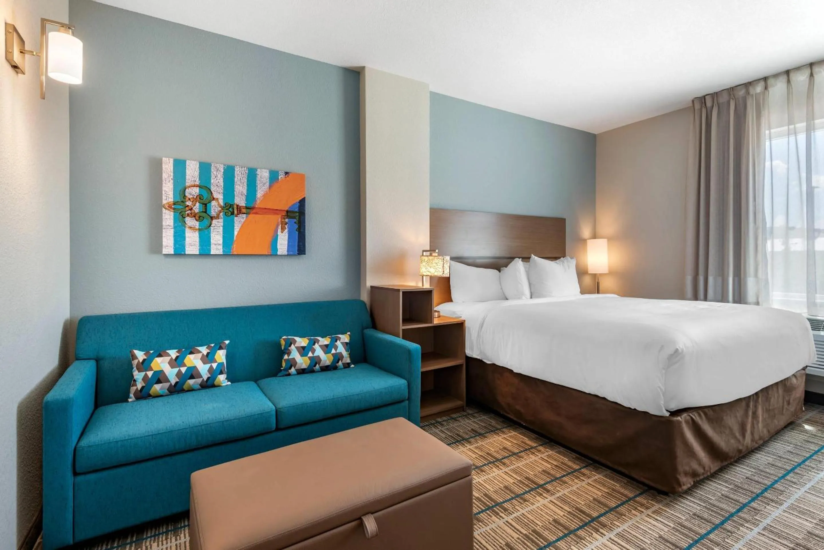 Bedroom, Bed in MainStay Suites Durango