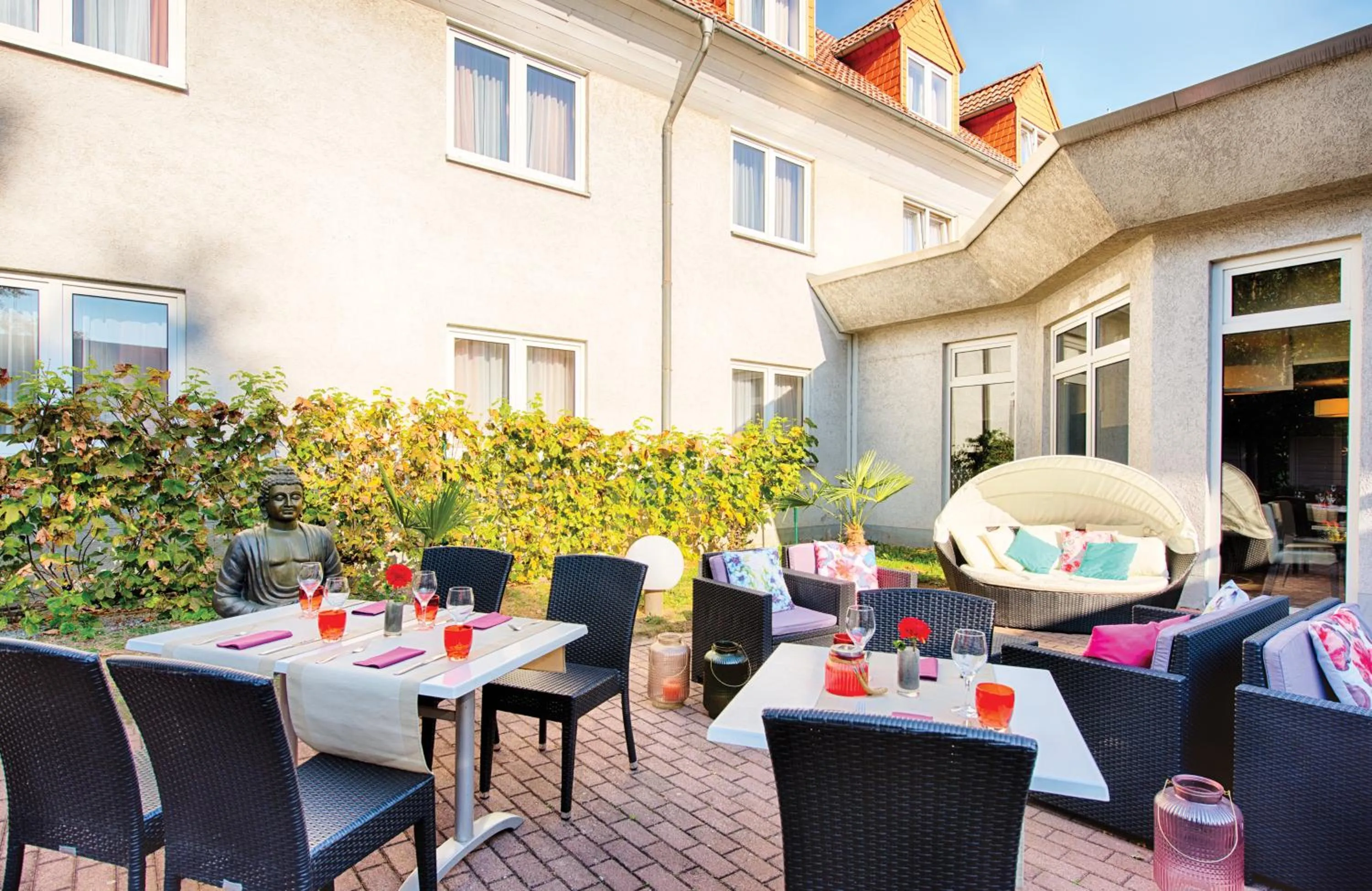 Balcony/Terrace in Leonardo Hotel Mannheim-Ladenburg