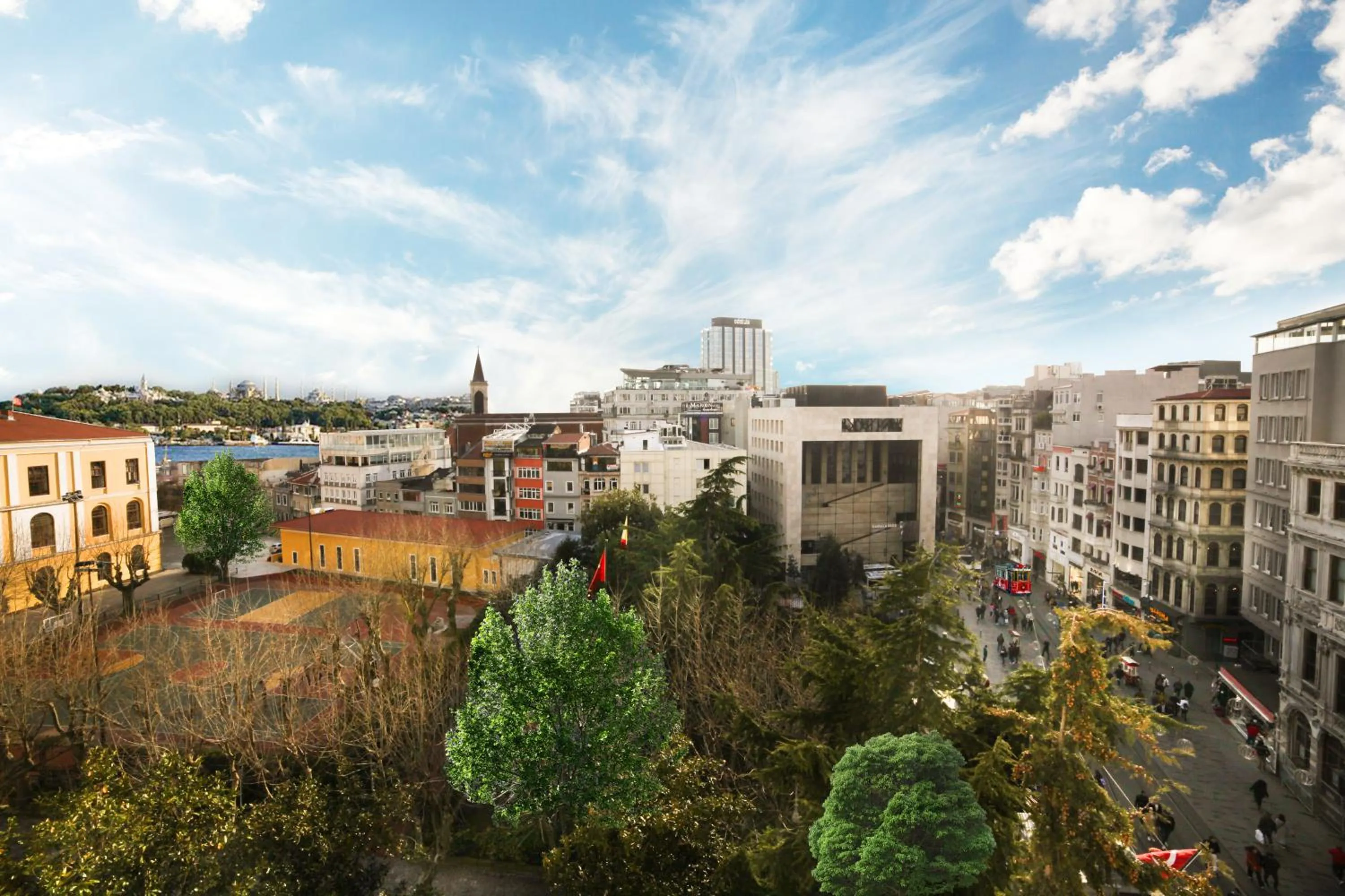 City view in Taksim Seya Suites Hotel