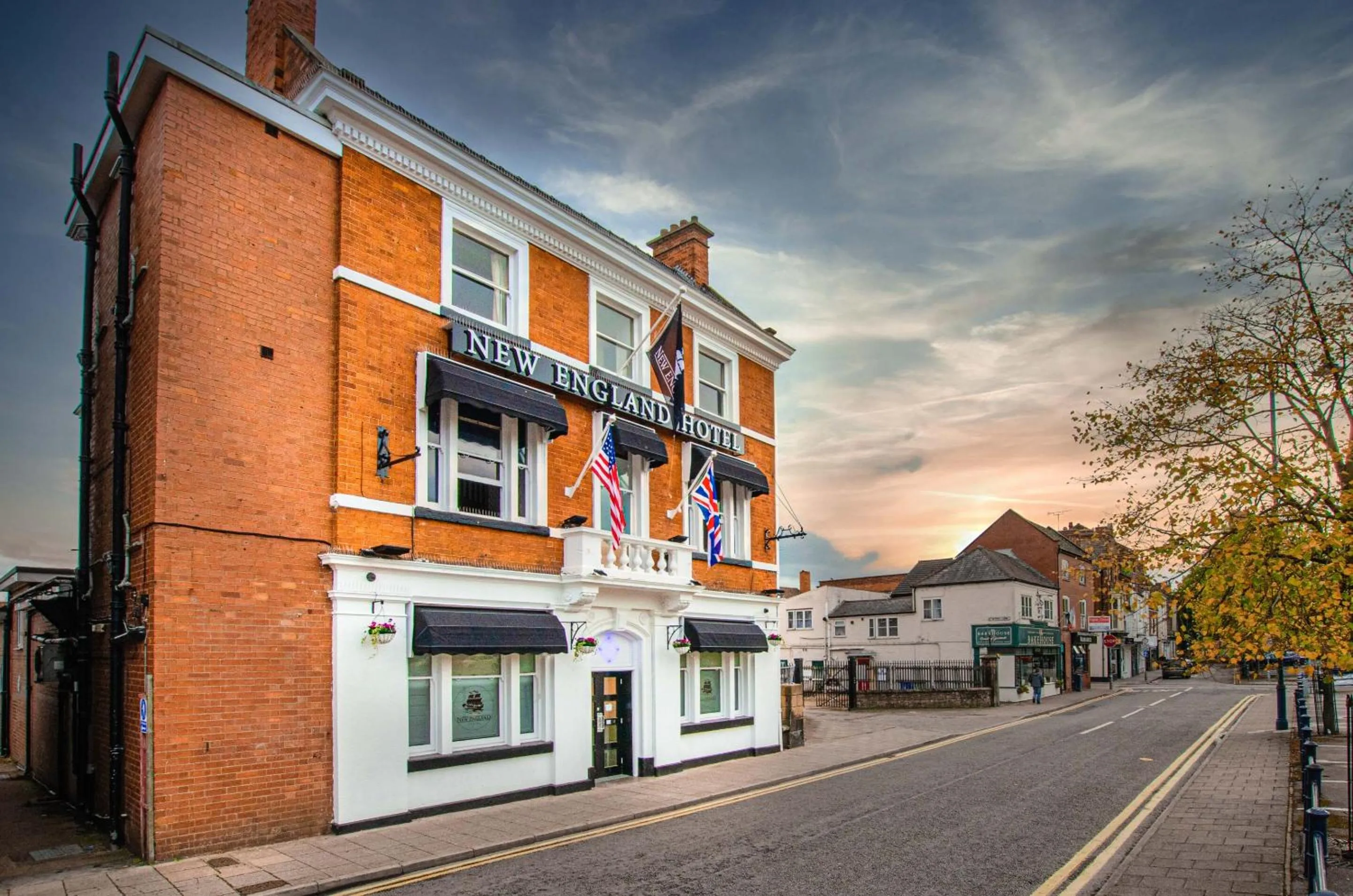 Property building in The New England Hotel