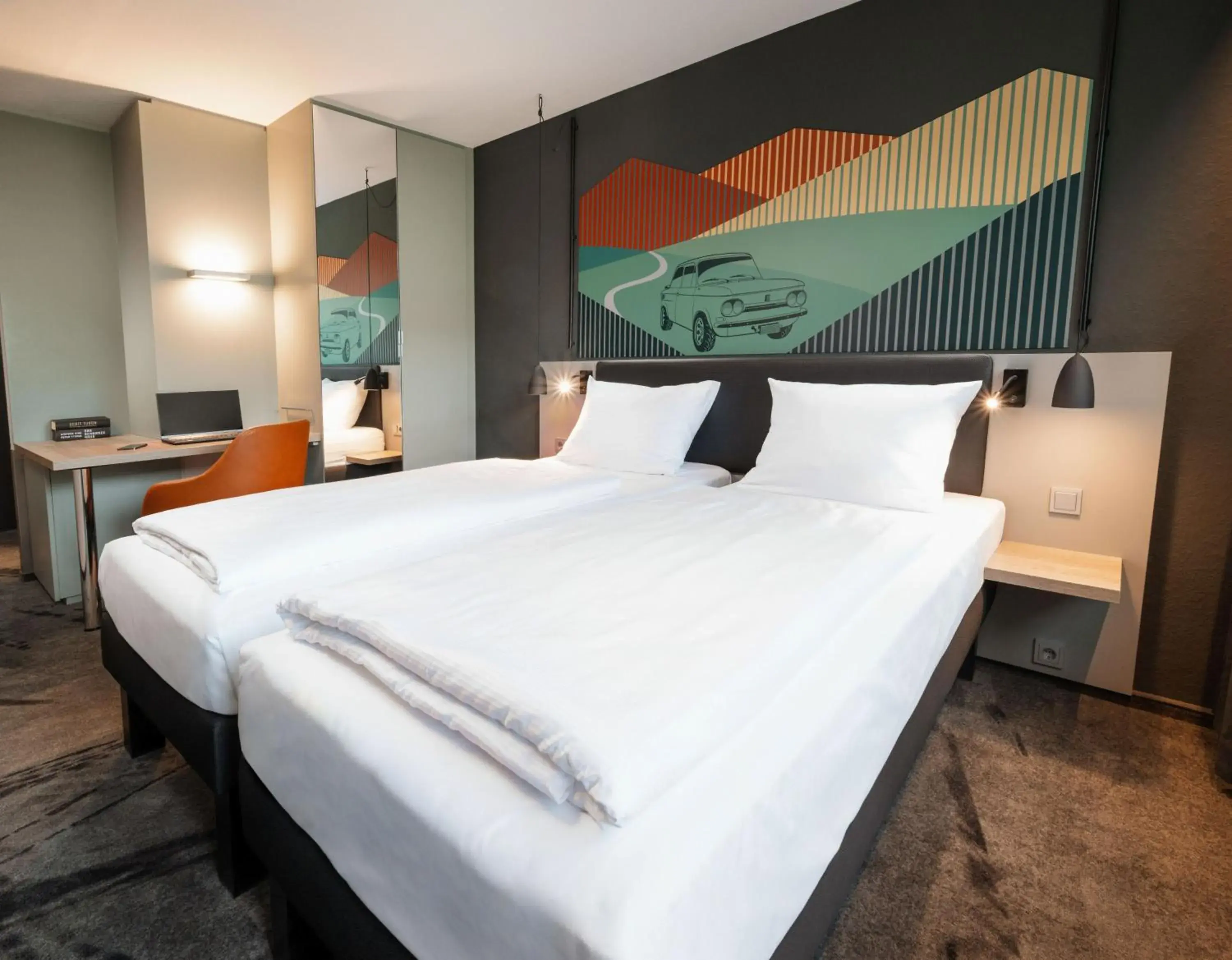 Photo of the whole room, Bed in ibis Styles Neckarsulm Photo of the whole room, Bed in ibis Styles Neckarsulm