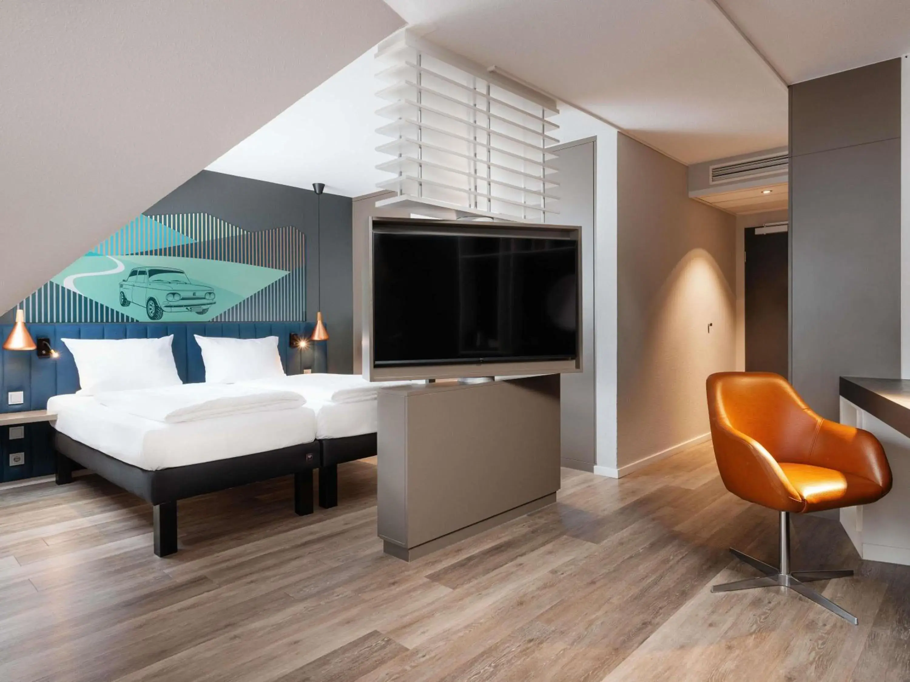 Bedroom, Bed in ibis Styles Neckarsulm Bedroom, Bed in ibis Styles Neckarsulm