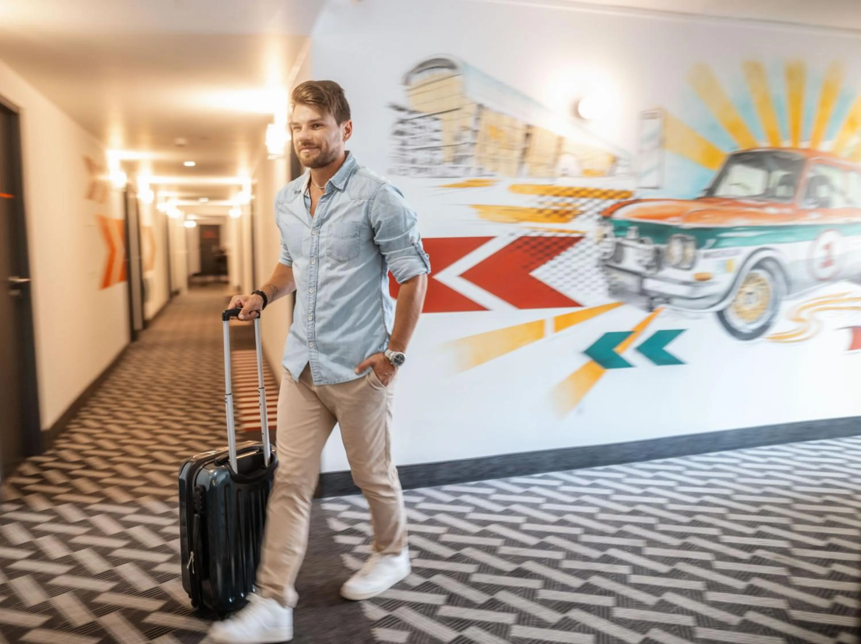 group of guests in ibis Styles Neckarsulm