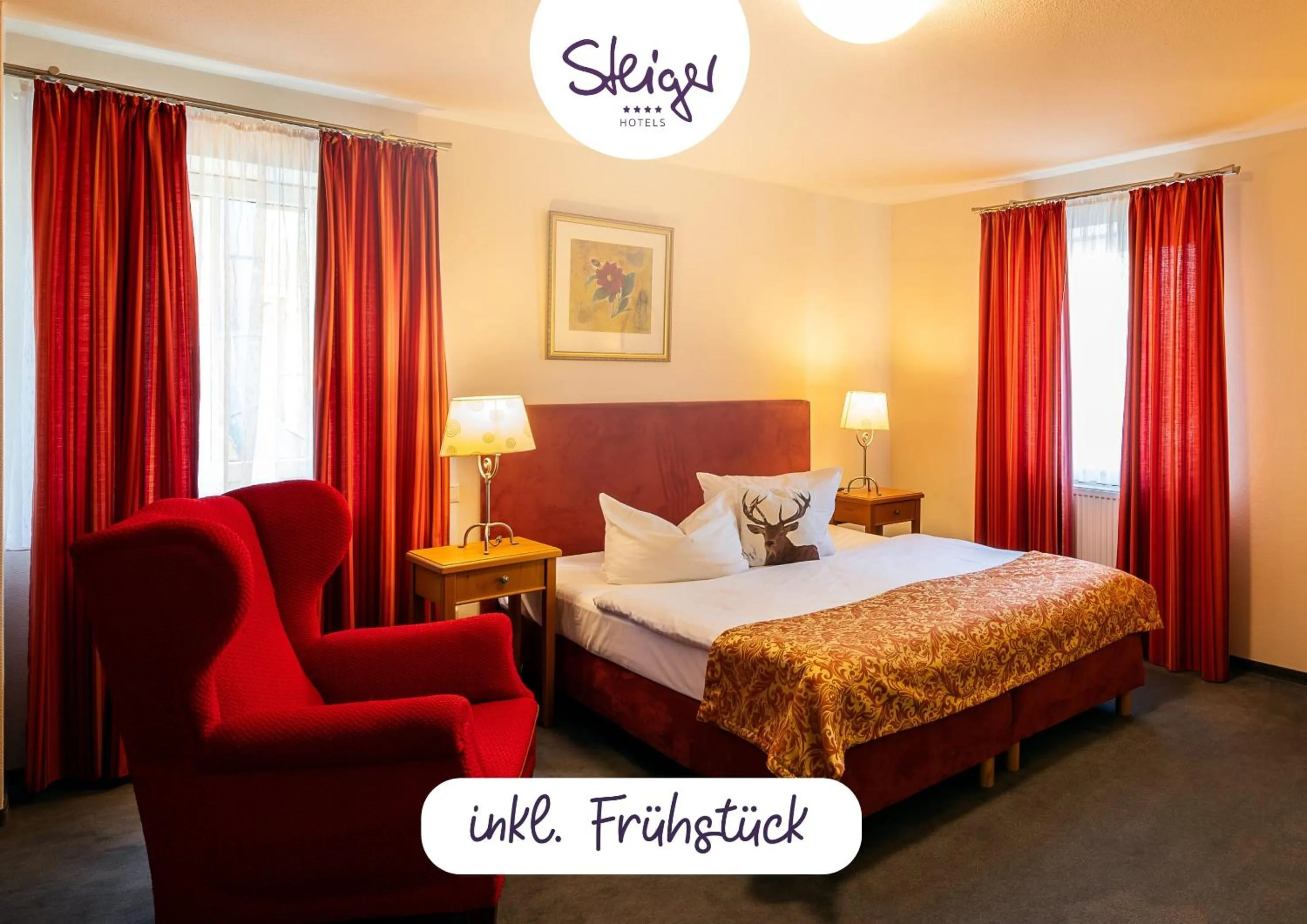 Photo of the whole room, Bed in Apparthotel Bad Schandau by STEIGER Hotels